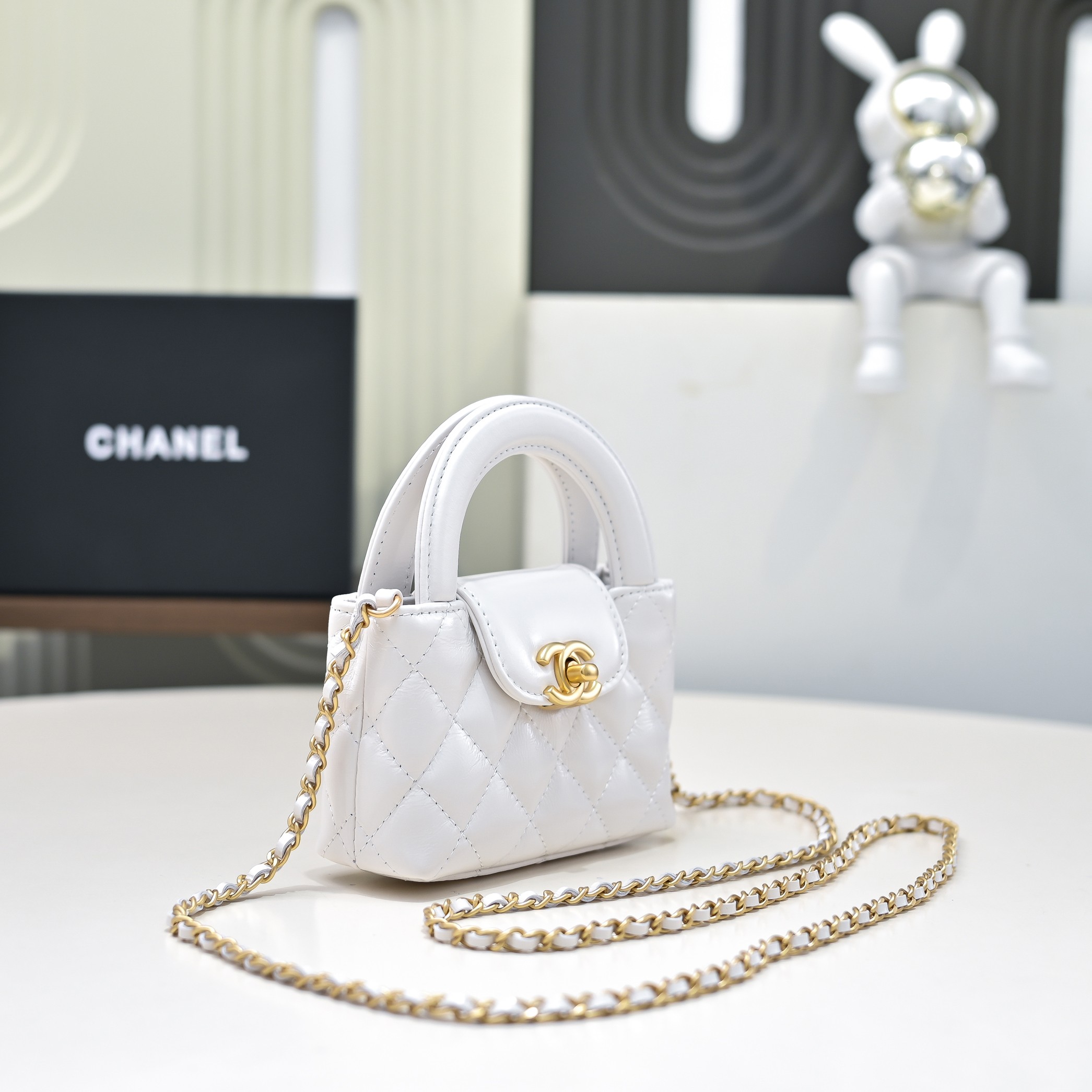 Chanel Style Leather Top Handle Bag Lookbook Reference image 2