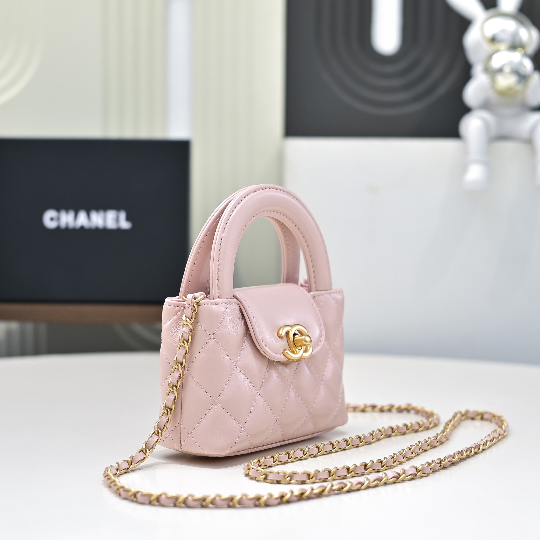 Chanel Style Leather Top Handle Bag Lookbook Reference image 2