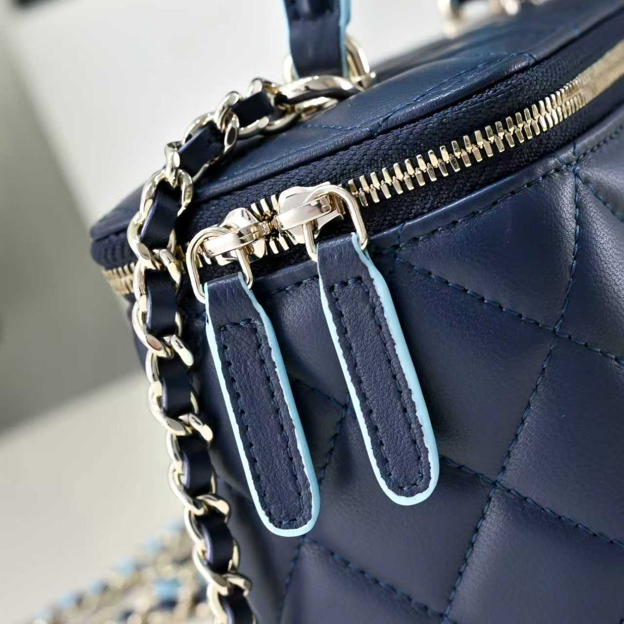 Chanel Style Leather Chain Bag style reference detail image 5 from source 776531