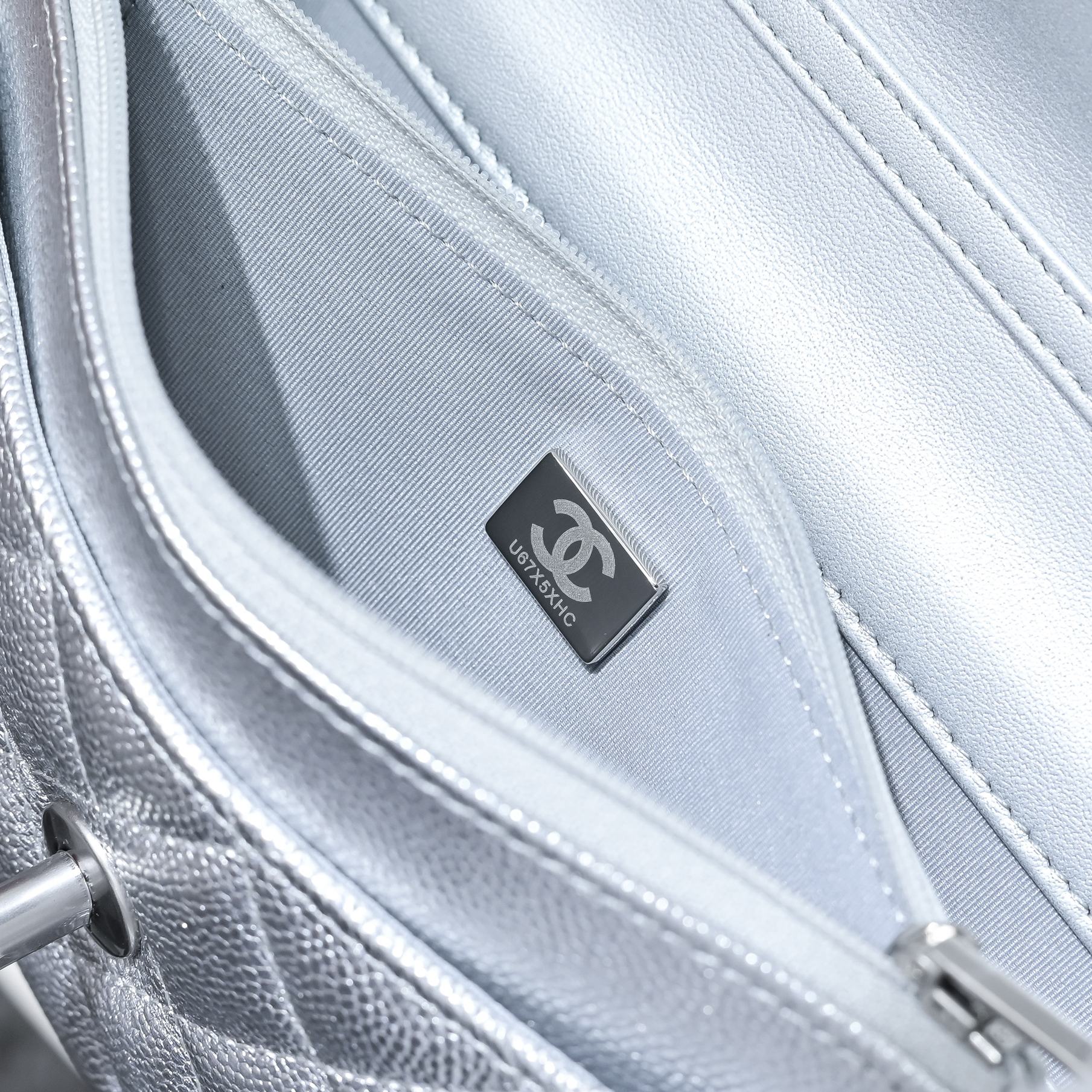 Chanel Style Leather Chain Bag style reference detail image 8 from source 776514