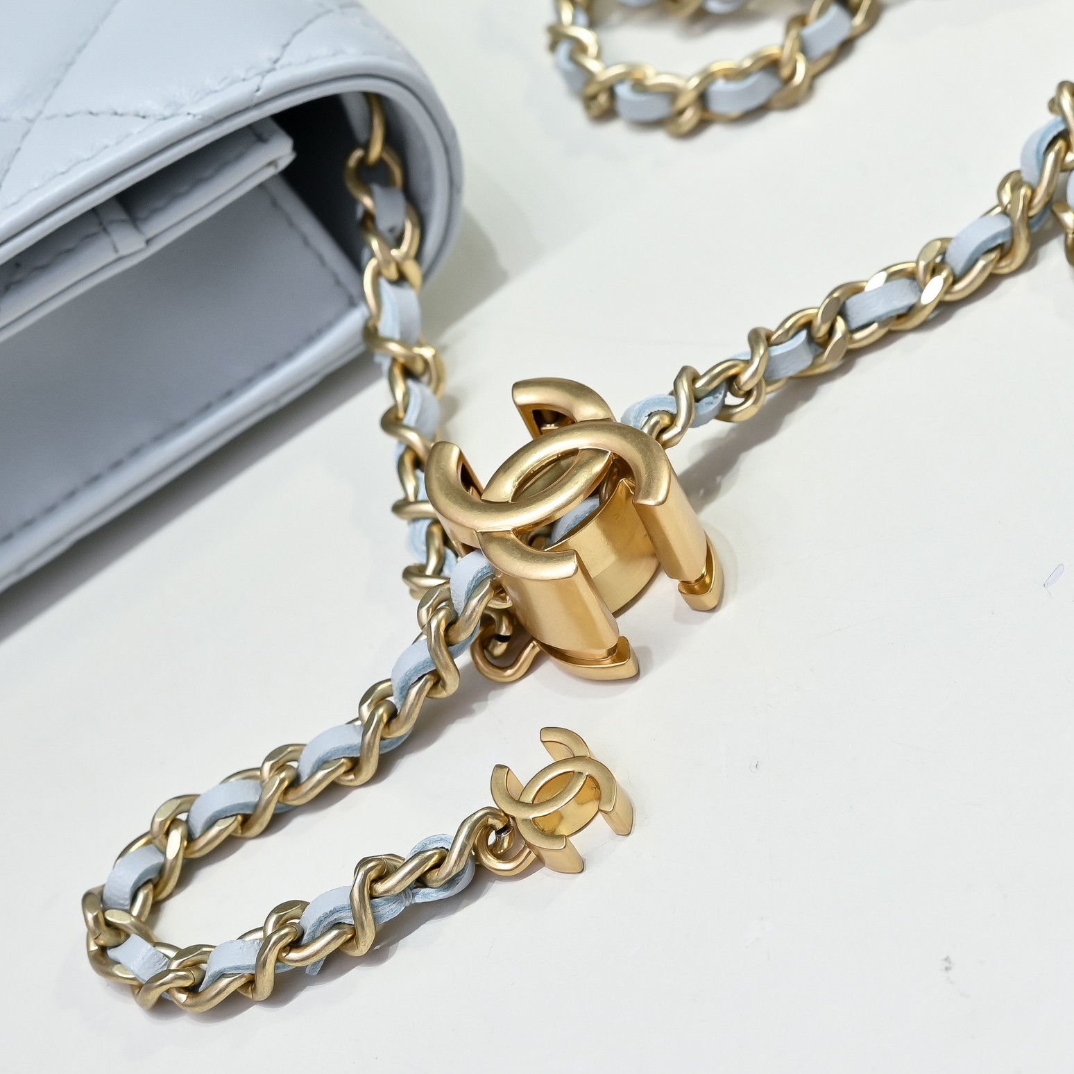 Chanel Style Leather Chain Bag style reference detail image 6 from source 776513