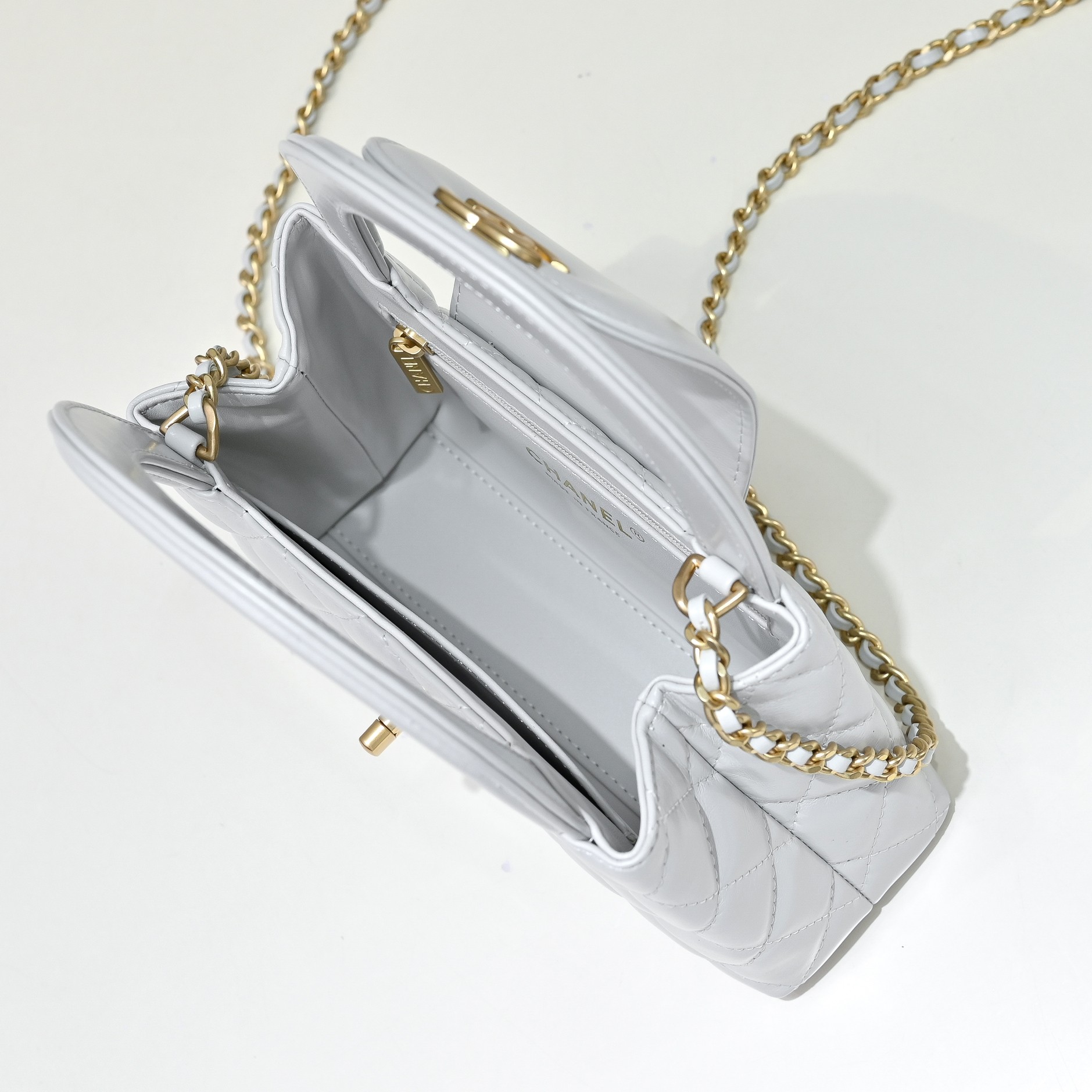 Chanel Style Grey Wallet Bags detail image 6 from source 776498