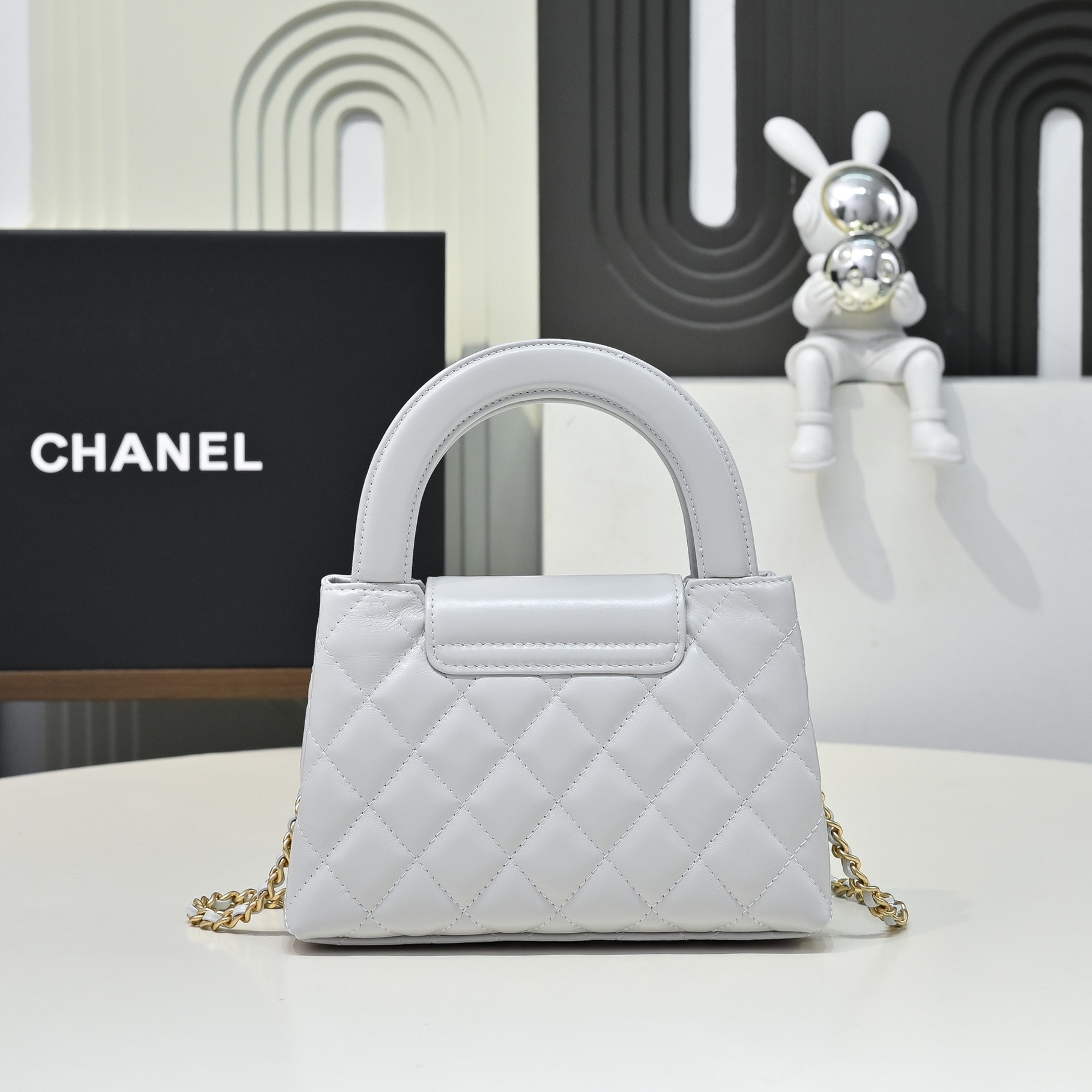 Chanel Style Grey Wallet Lookbook Reference image 1