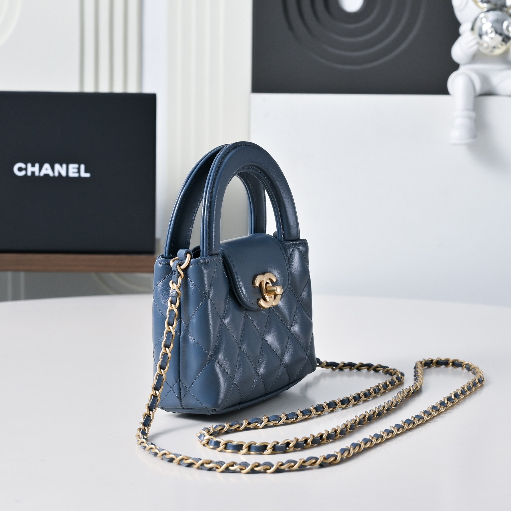Chanel Style Blue Wallet Lookbook Reference image 2