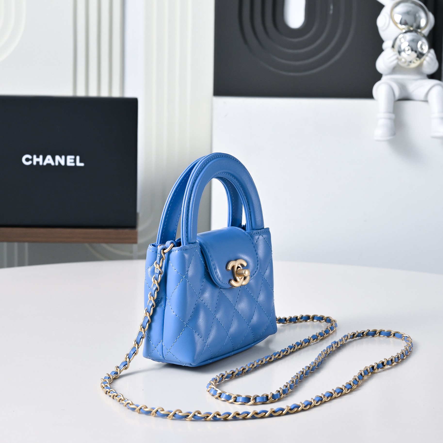 Chanel Style Blue Wallet Lookbook Reference image 2