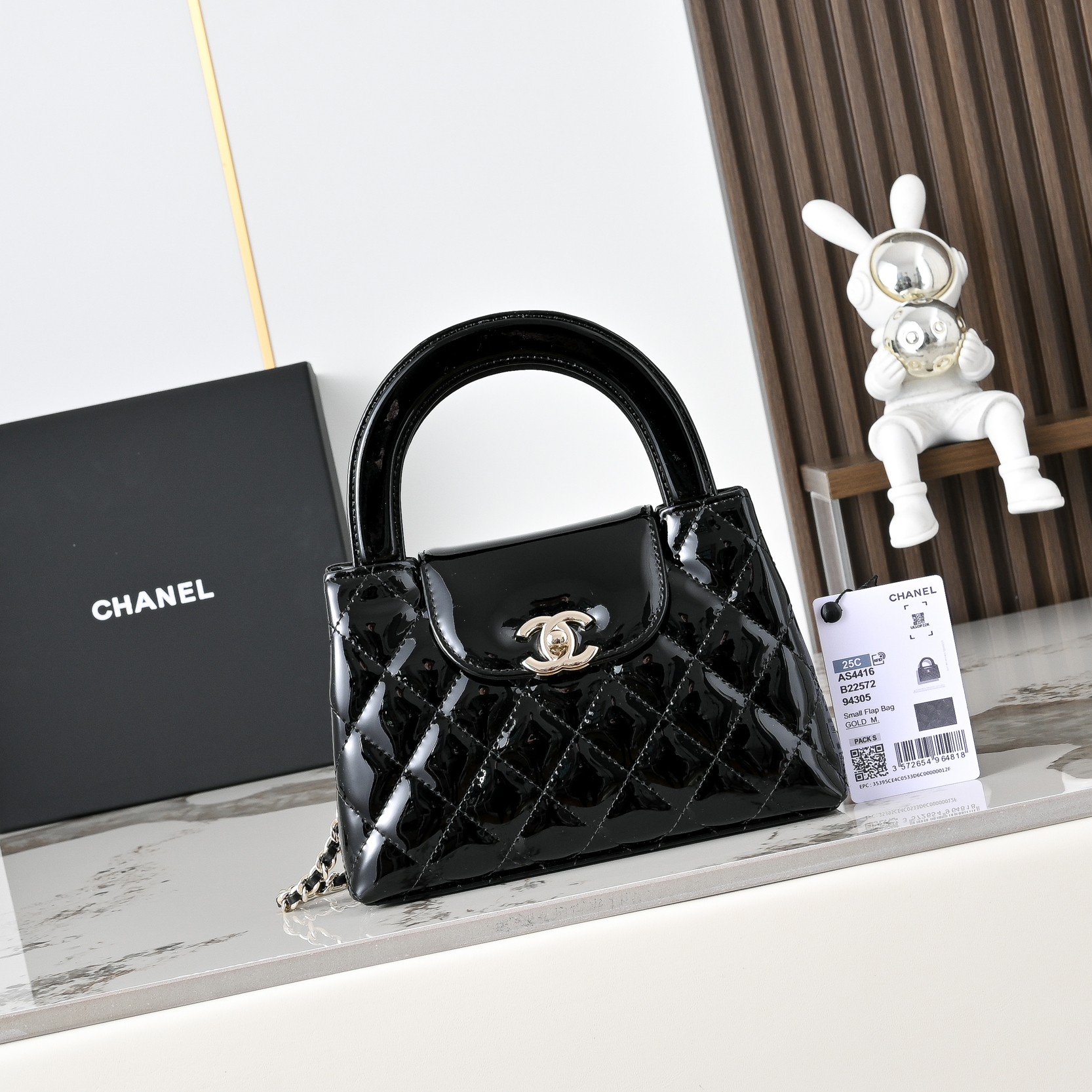 Chanel Style Black Leather Wallet Bags detail image 1 from source 776504