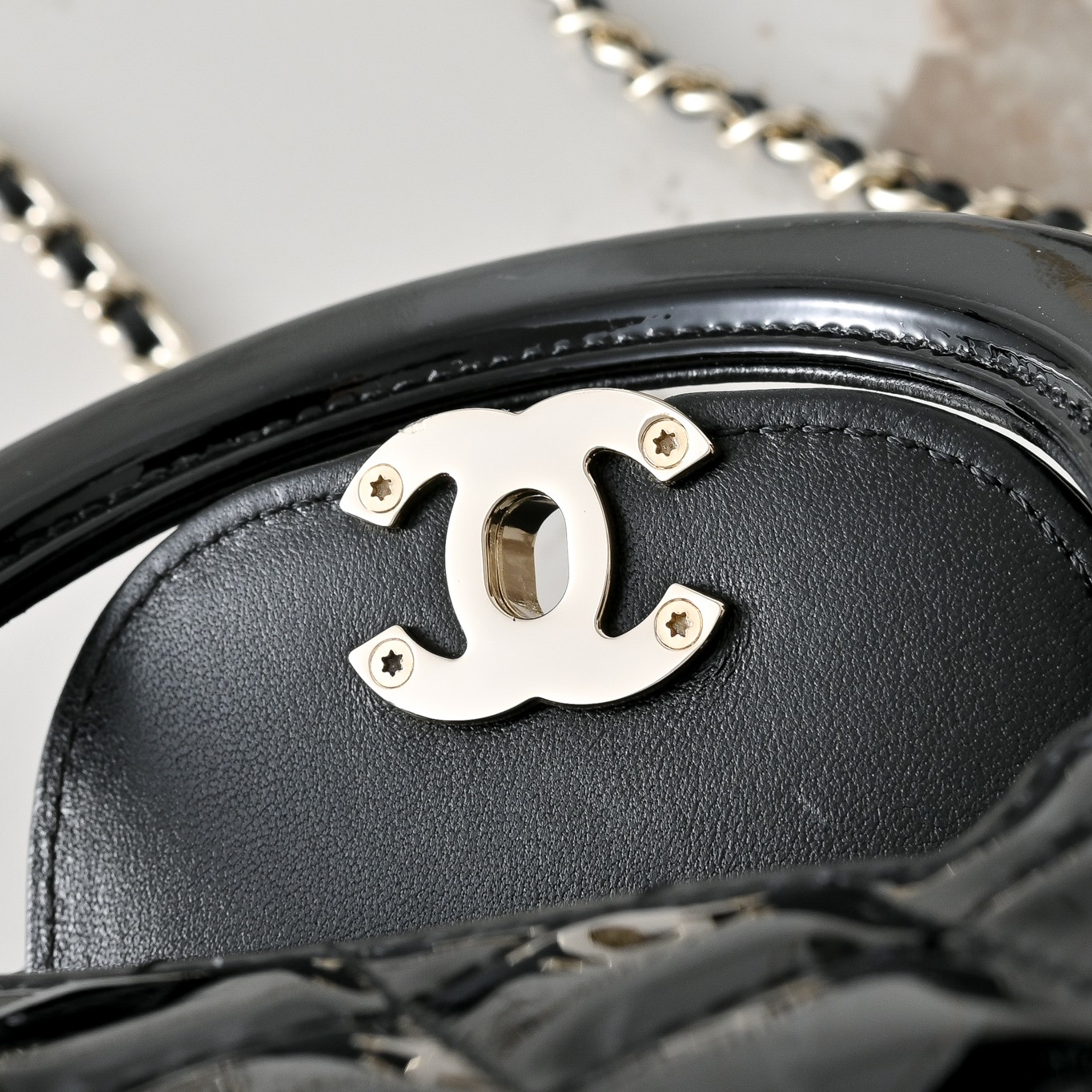 Chanel Style Black Leather Wallet Bags detail image 6 from source 776504