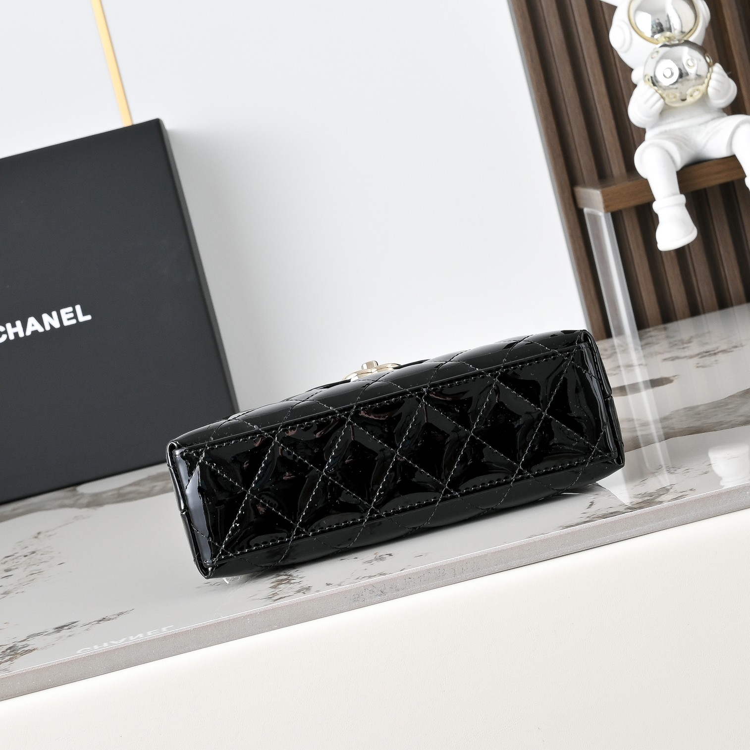 Chanel Style Black Leather Wallet Bags detail image 4 from source 776504