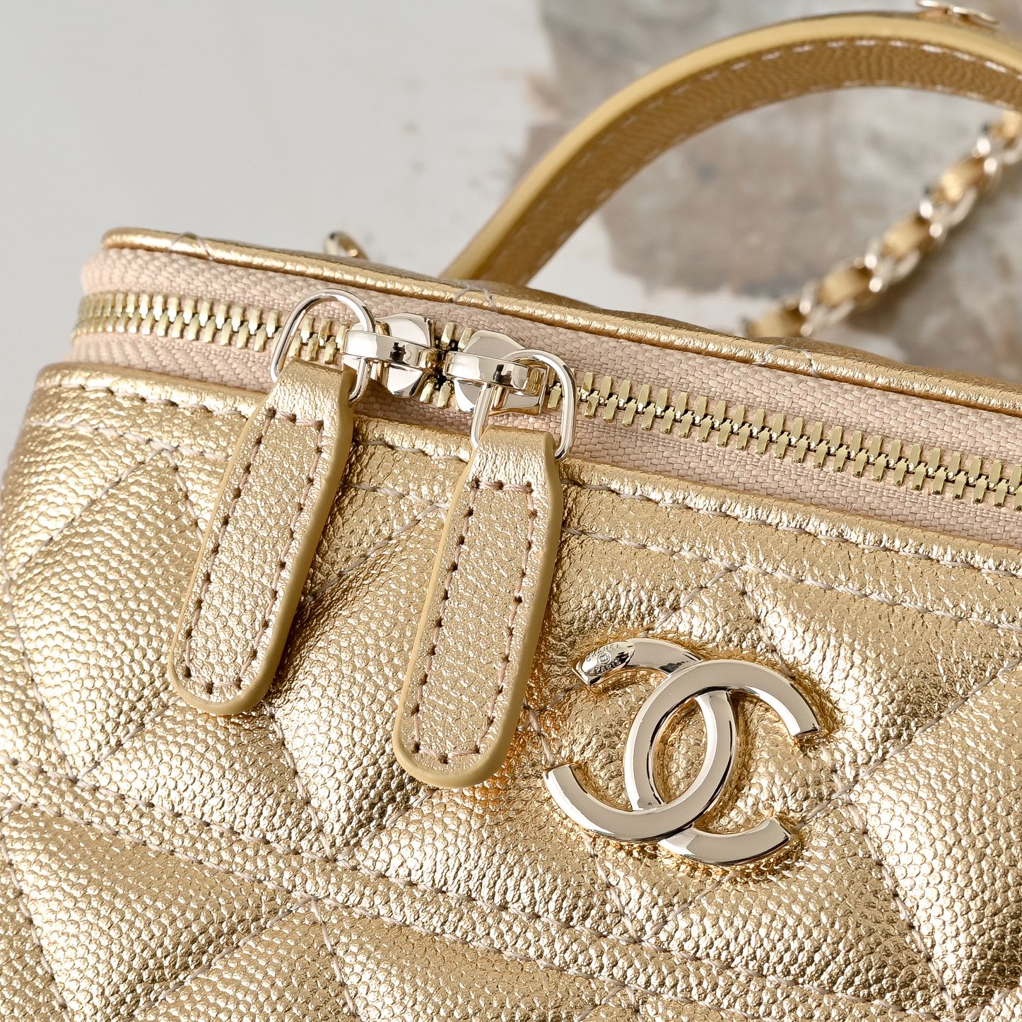 Chanel Style Leather Chain Bag style reference detail image 4 from source 776527