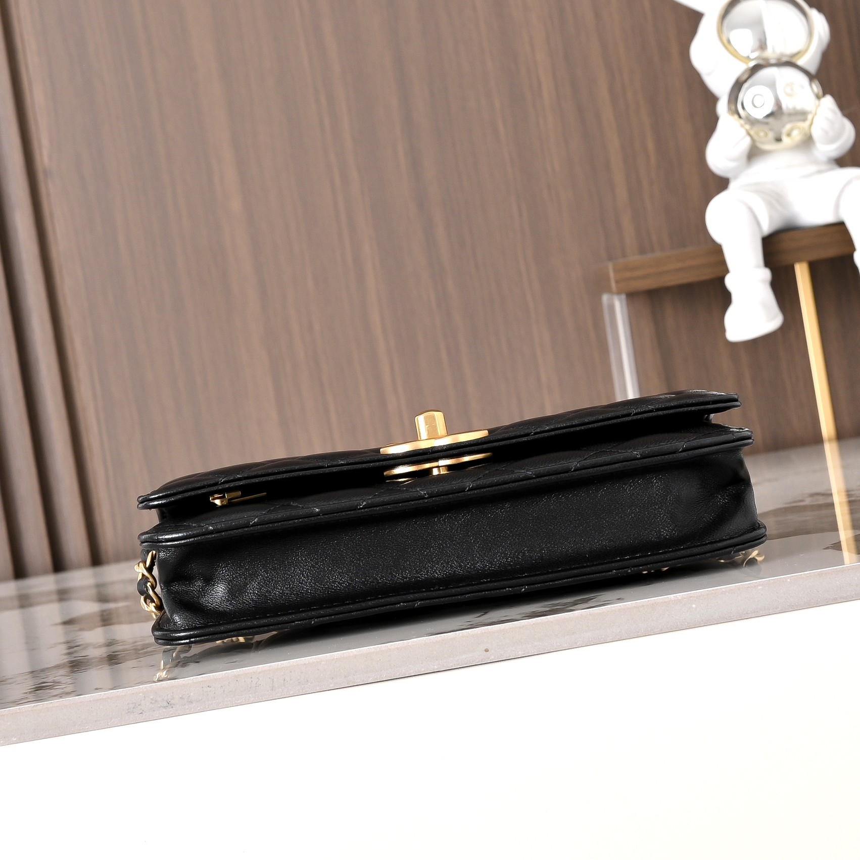 Chanel Style Leather Chain Bag style reference detail image 6 from source 776517