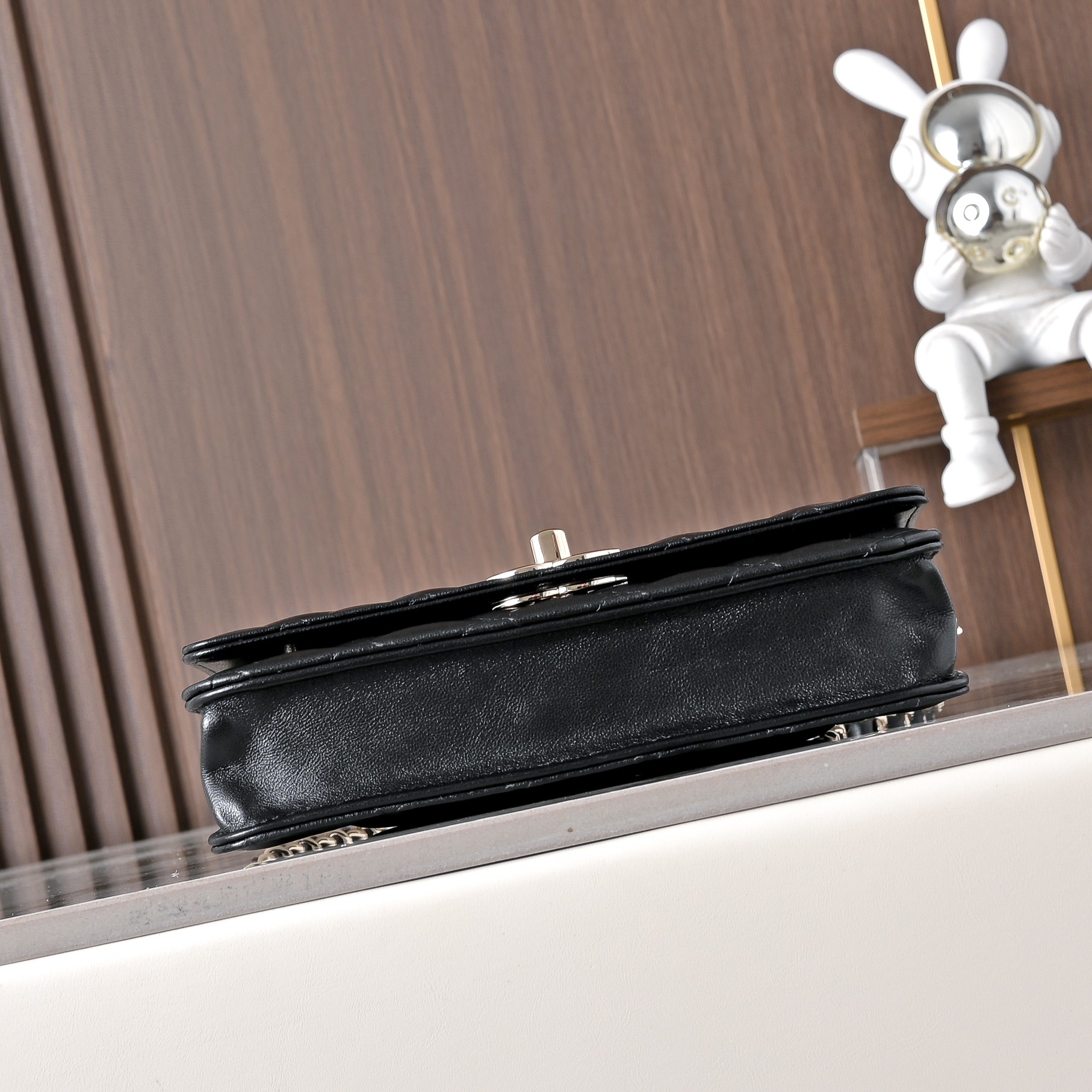 Chanel Style Leather Chain Bag style reference detail image 6 from source 776518