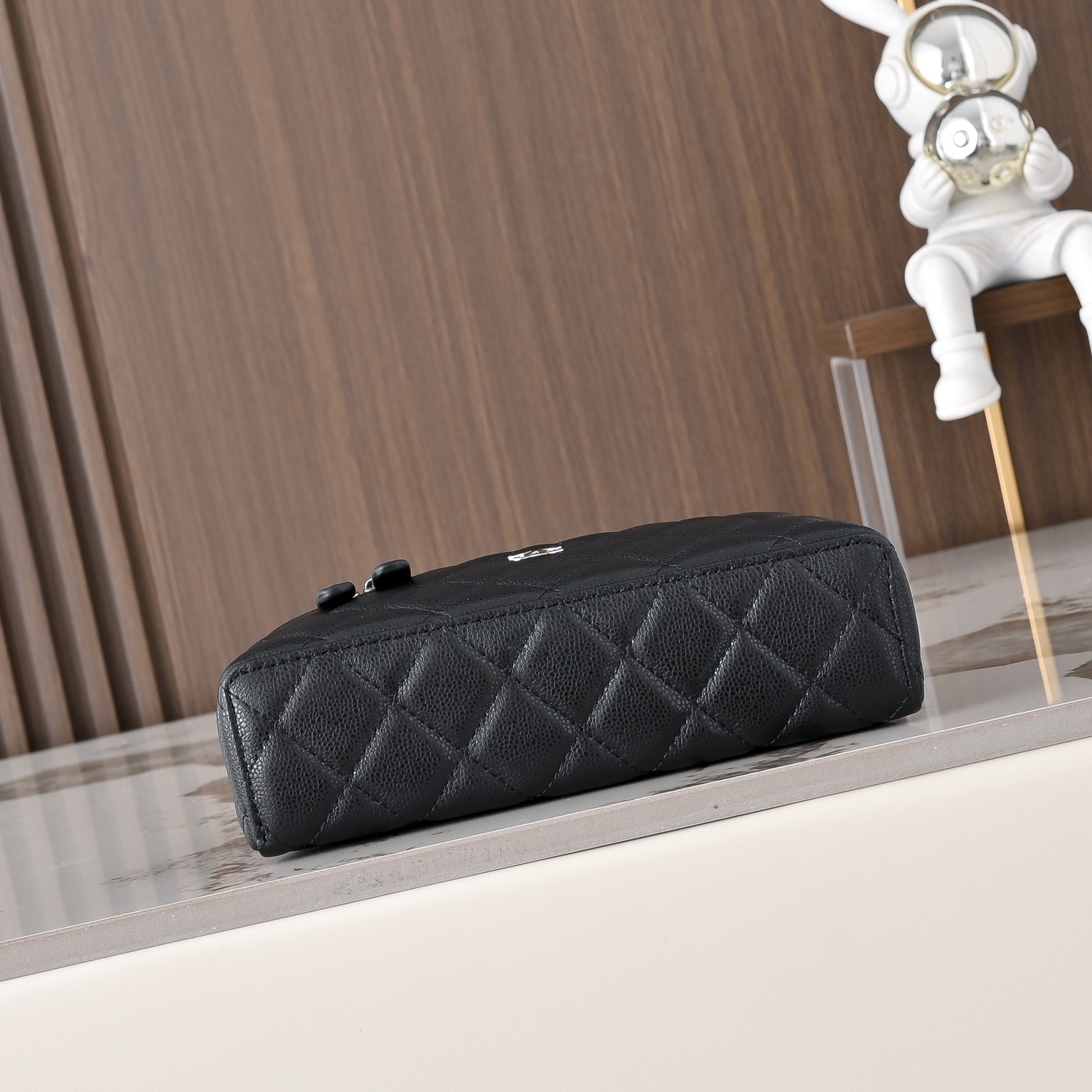 Chanel Style Black Leather Clutch Bags detail image 3 from source 776561
