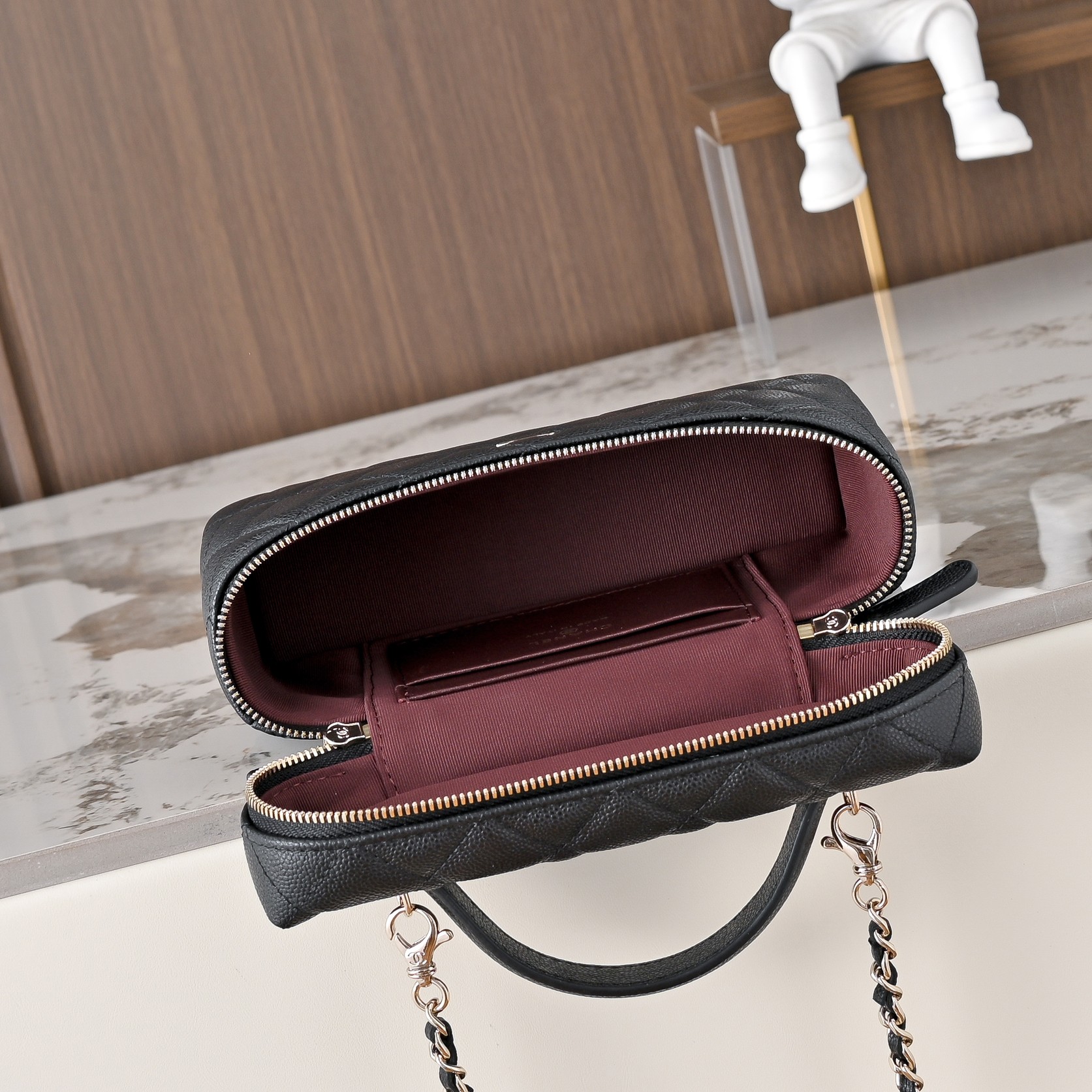 Chanel Style Black Leather Clutch Bags detail image 6 from source 776562