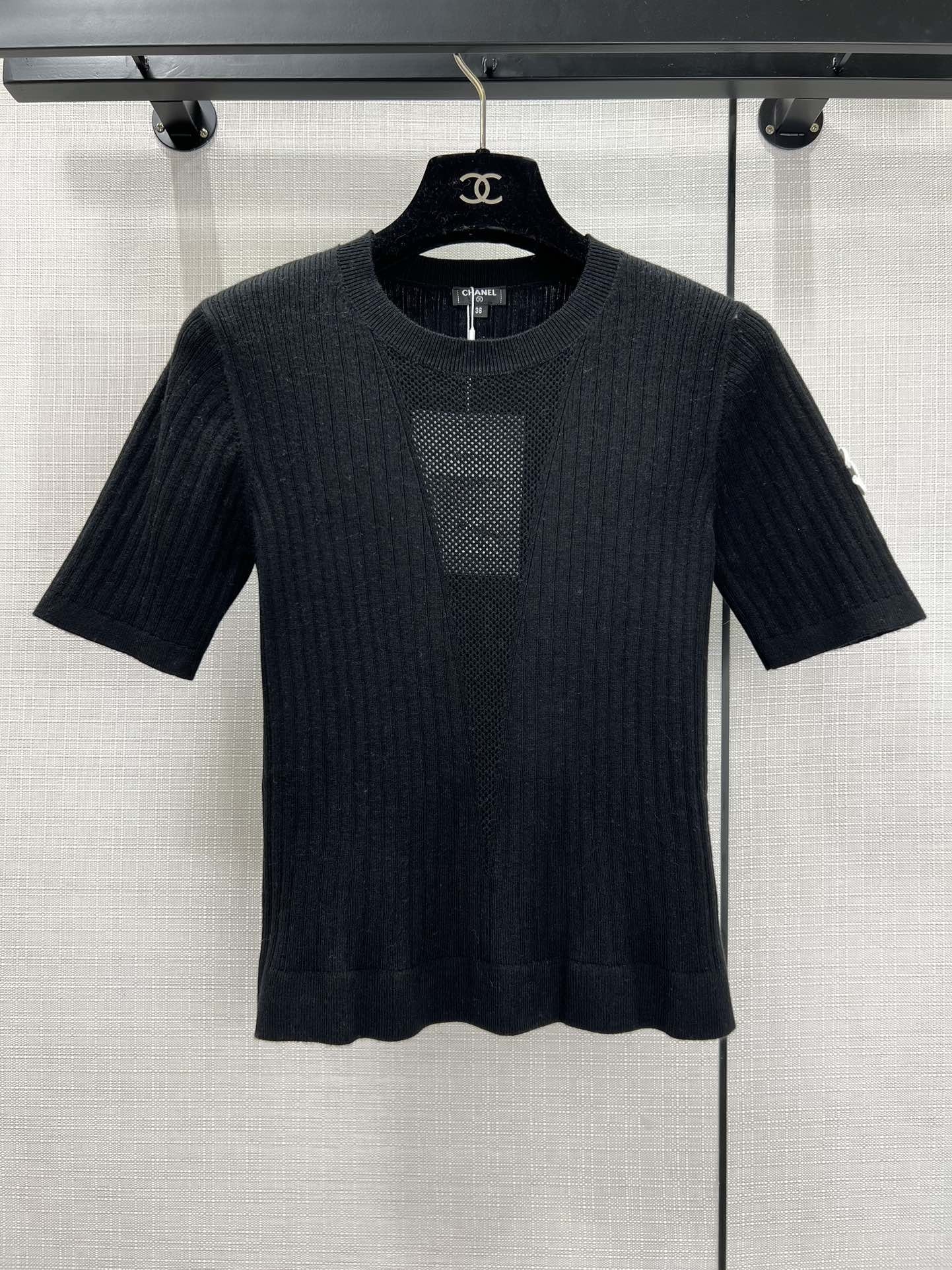 Best Quality Replica
 Chanel Clothing Shirts & Blouses White Openwork Knitting
