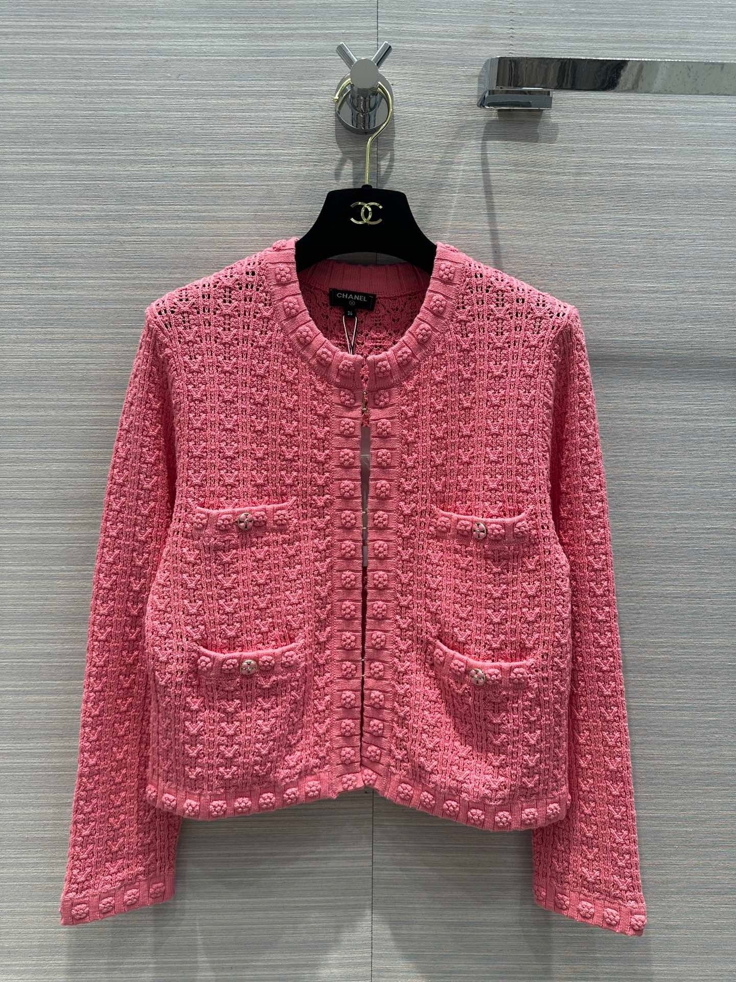 Chanel Clothing Cardigans Wholesale Imitation Designer Replicas
 White Weave Spring/Summer Collection