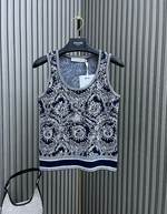 Dior Clothing Tank Tops&Camis Cotton Knitting