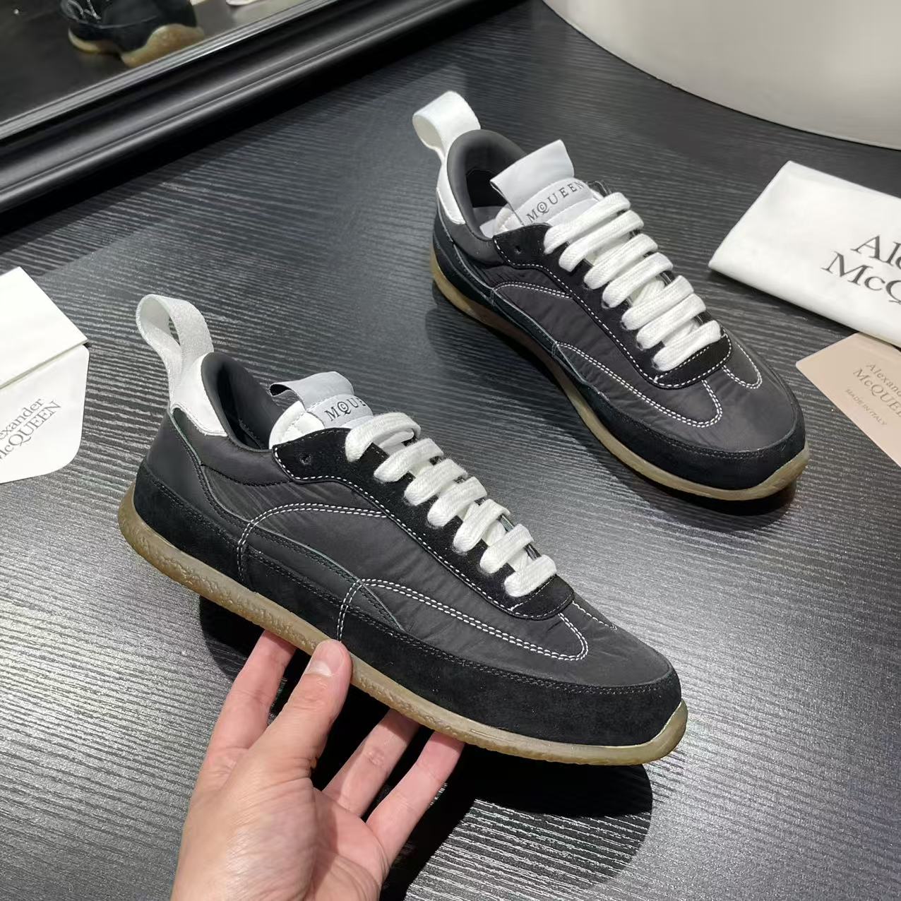 알렉산더맥퀸 화이트 가죽 신발 55264 이미지 8