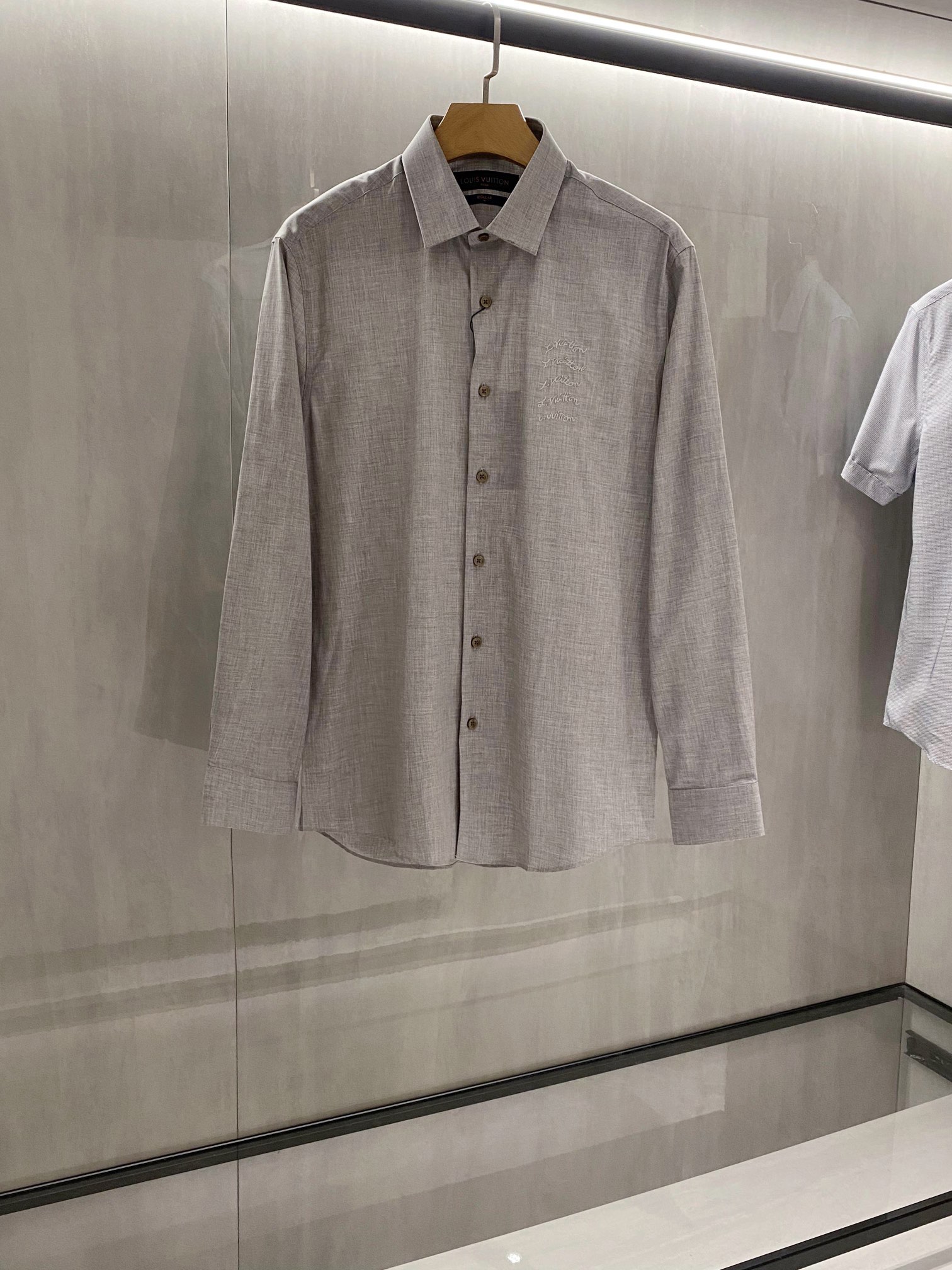 Louis Vuitton Clothing Shirts & Blouses White Sewing Men Cotton Spring/Summer Collection Fashion Long Sleeve