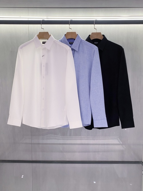Men's Long Sleeve Linen Shirt - Business Casual Style - Modern Fit 1 Men's Long Sleeve Linen Shirt - Business Casual Style - Modern Fit