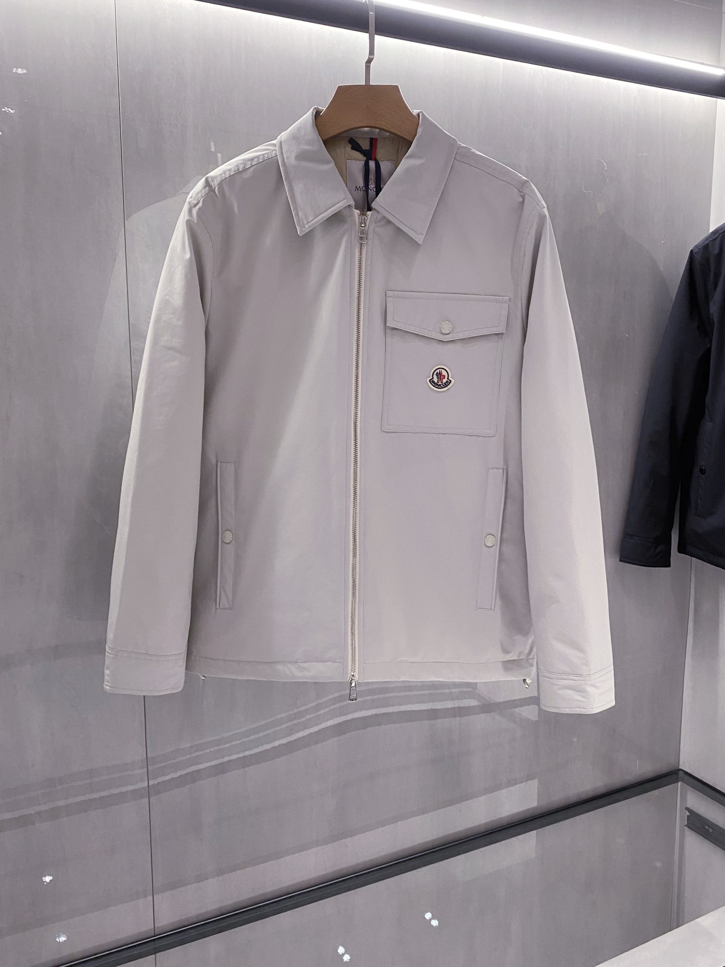 。羽绒服-。新品) 代工厂渠道！法蒙MON羽皇家25年秋冬新90欧标白鹅绒男士立领双面穿轻薄羽绒服外套M