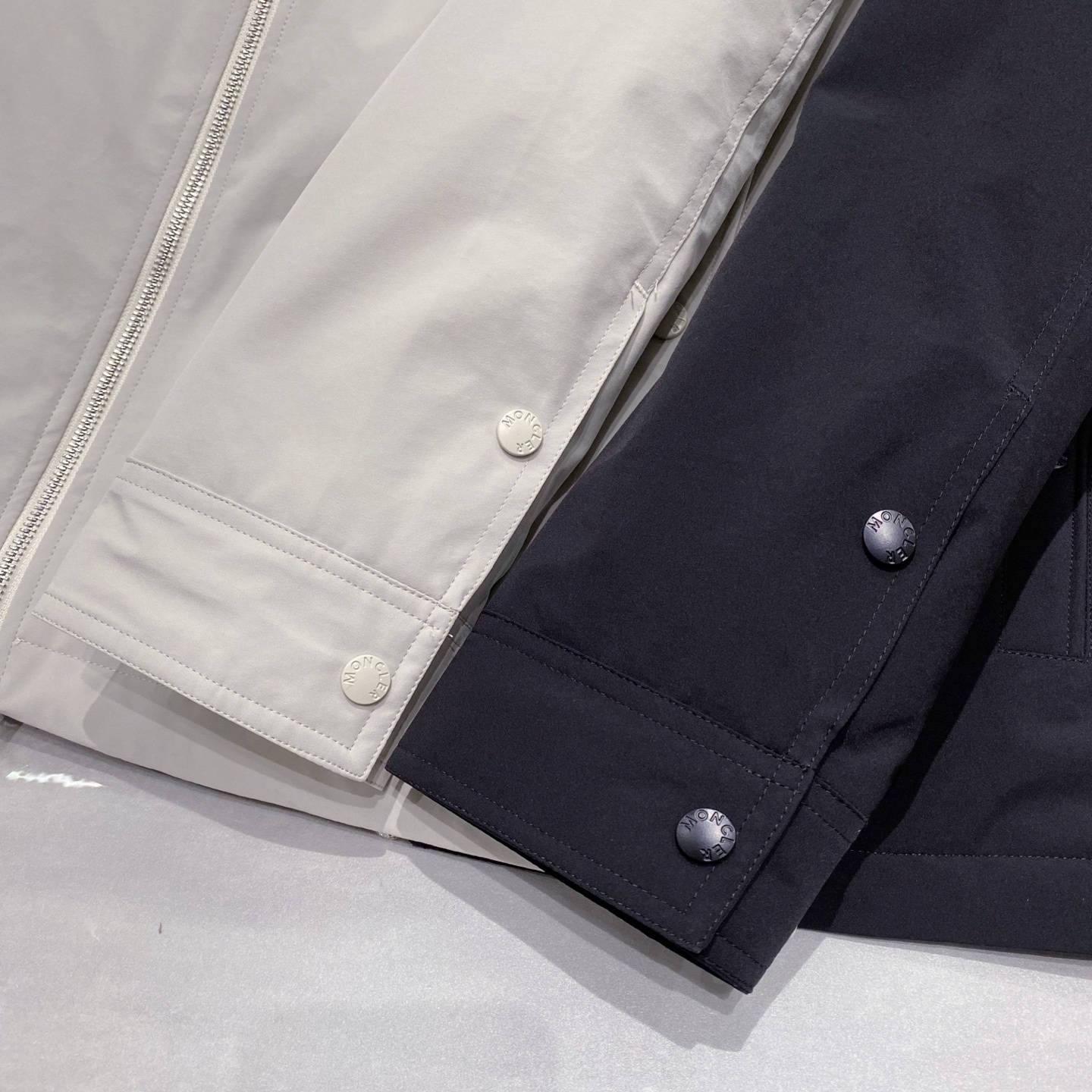 新品)江苏代工厂渠道！LL法蒙MON羽皇家25年秋冬新90欧标白鹅绒男士立领双面穿轻薄羽绒服外套Mon羽