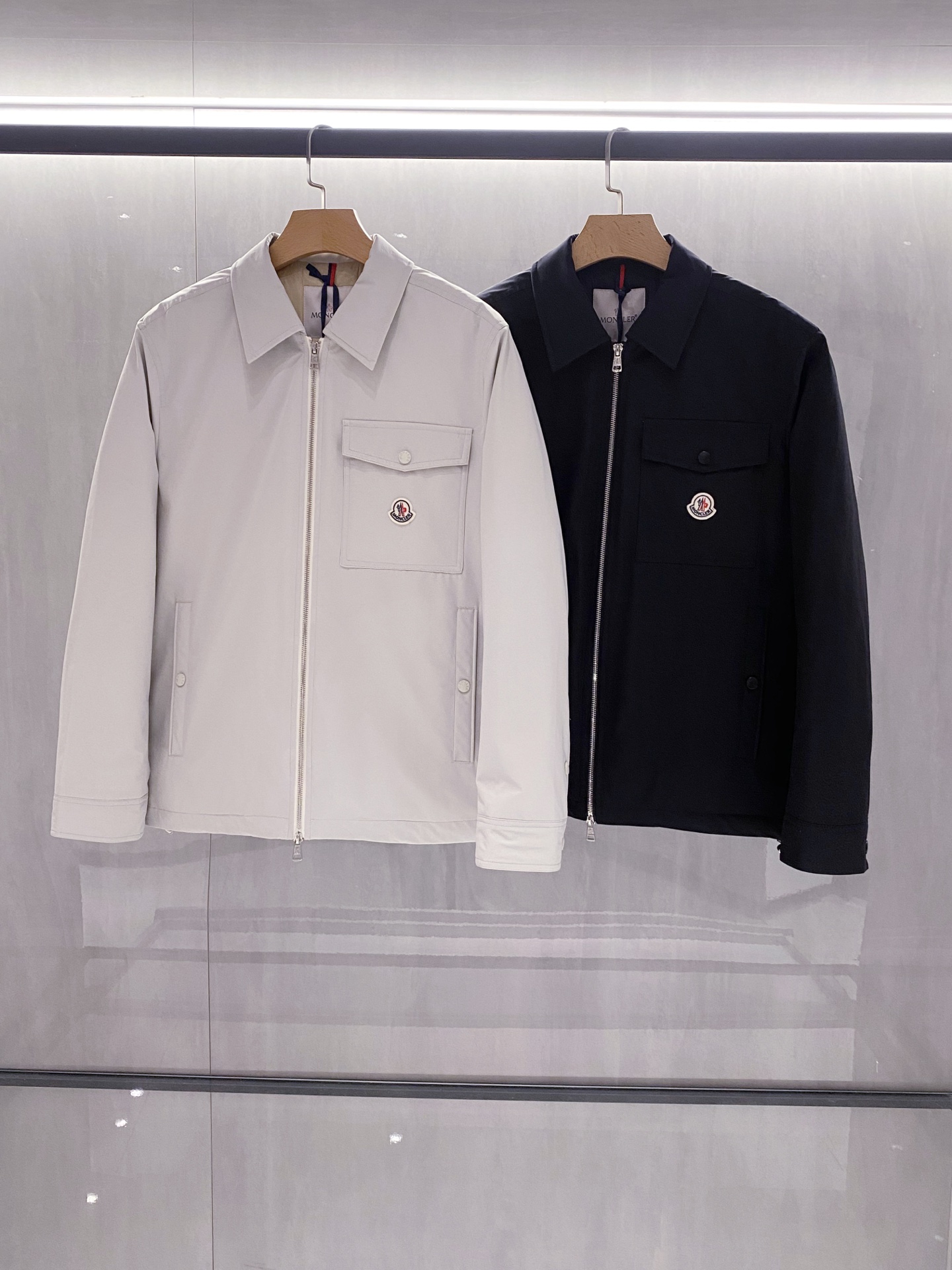 新品)江苏代工厂渠道！LL法蒙MON羽皇家25年秋冬新90欧标白鹅绒男士立领双面穿轻薄羽绒服外套Mon羽