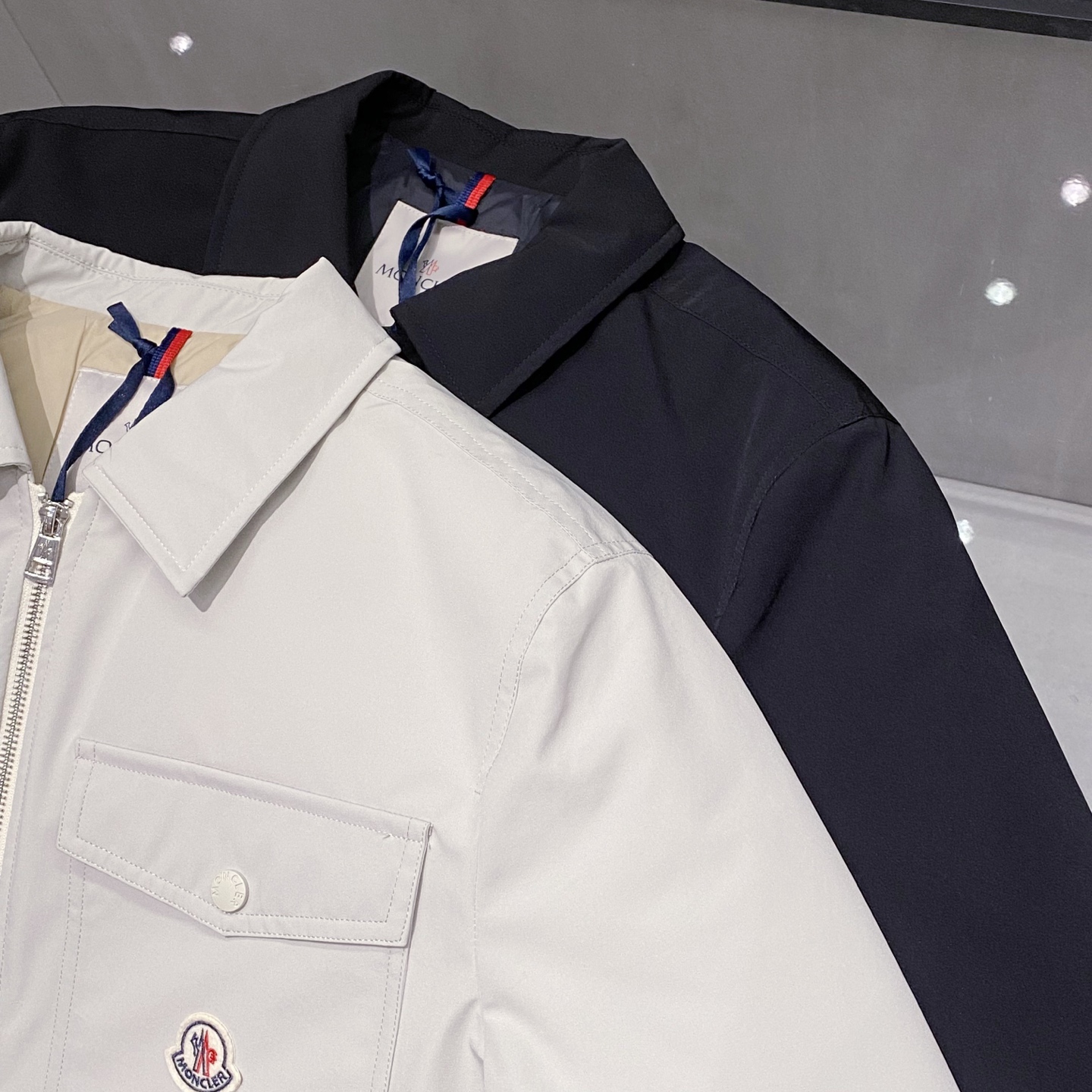 新品)江苏代工厂渠道！LL法蒙MON羽皇家25年秋冬新90欧标白鹅绒男士立领双面穿轻薄羽绒服外套Mon羽