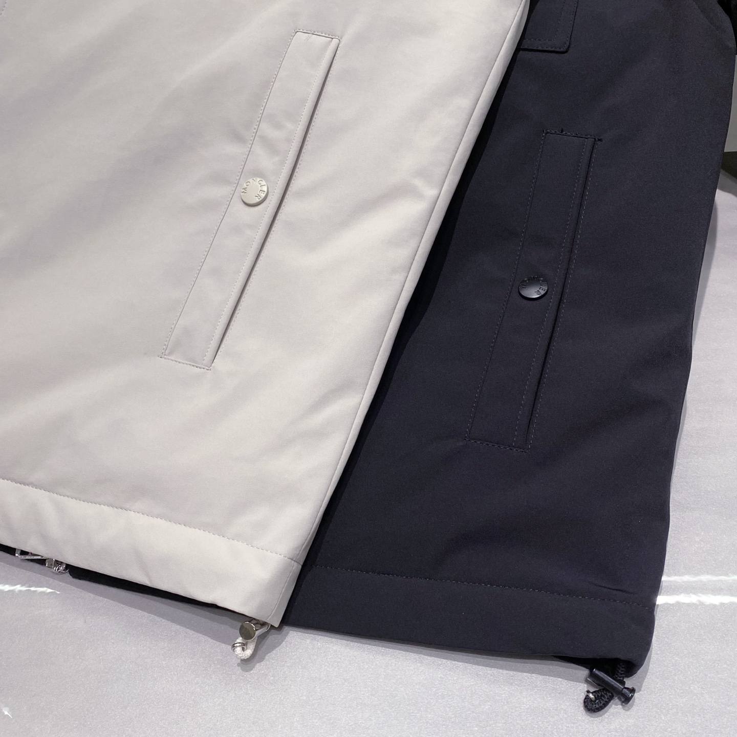 新品)江苏代工厂渠道！LL法蒙MON羽皇家25年秋冬新90欧标白鹅绒男士立领双面穿轻薄羽绒服外套Mon羽