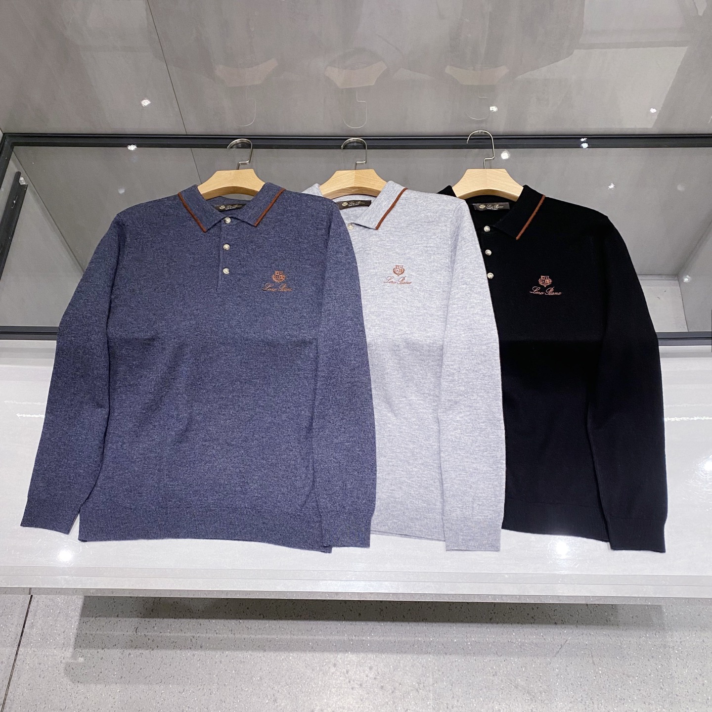 Men's Wool Cashmere Blend Knit Polo Shirt with Embroidered Logo 4 i1759589800701 1880 0 2