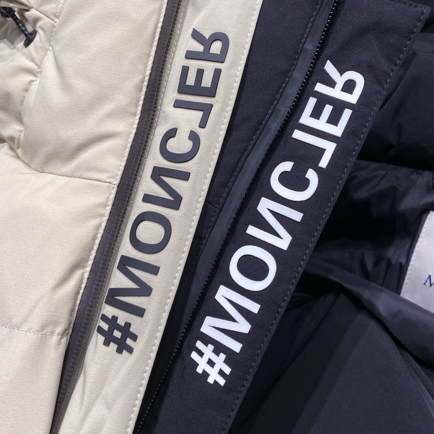 贸易公司渠道货.2025秋冬新款Mon*ler 男士户外滑雪系列压胶滑雪服羽绒服外套.彰显造型气质.休闲