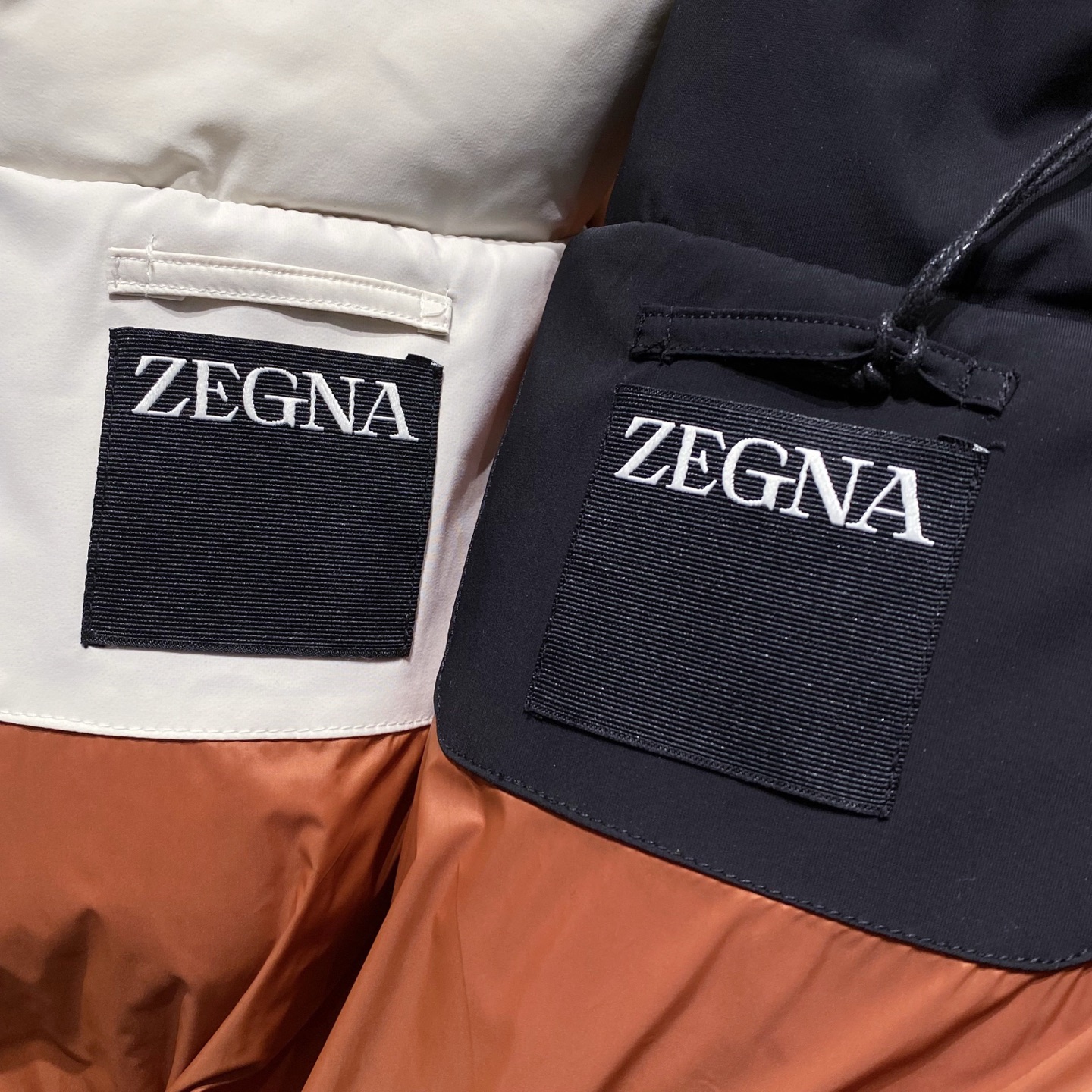 新品)Zegna/杰尼亚 羊毛连帽羽绒服保暖雪地防寒羽绒外套FW2025新款羊毛绒羽绒服，叠层尼龙羽绒，