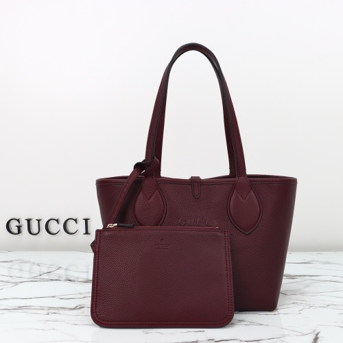 Gucci Ancola Red Leather Tote Bag, 21-50x18.5x16 cm, Model 839124 1 Gucci Ancola Red Leather Tote Bag, 21-50x18.5x16 cm, Model 839124