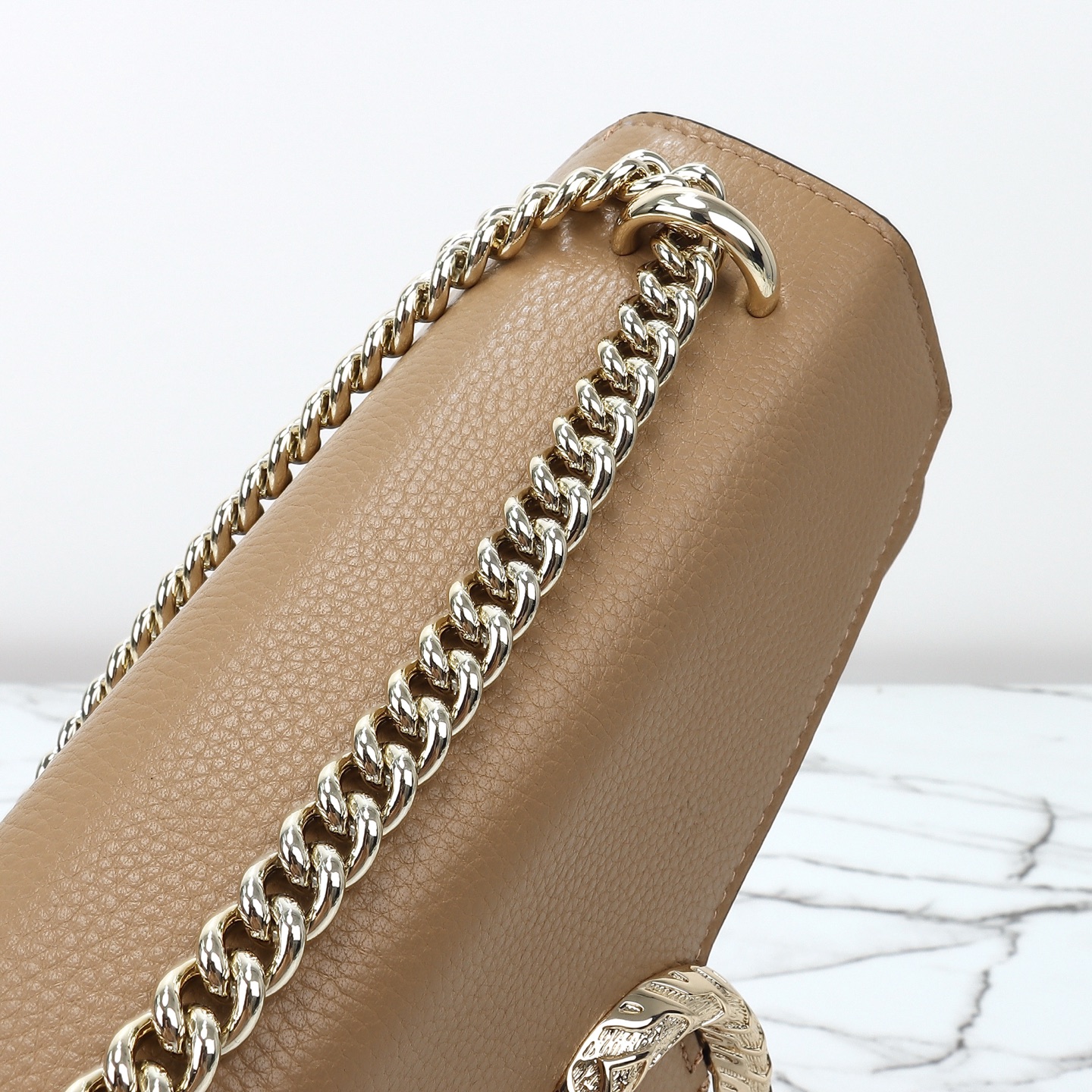 Gucci Dionysus Leather Shoulder Bag, Beige, 28 cm - Iconic Style 9 i1749492523412 5562 0 7