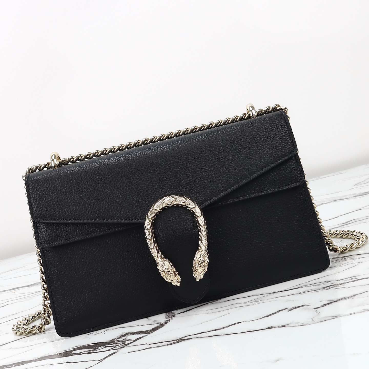 Gucci Dionysus Leather Shoulder Bag, Black, 28 cm 6 i1749579556693 6413 0 5