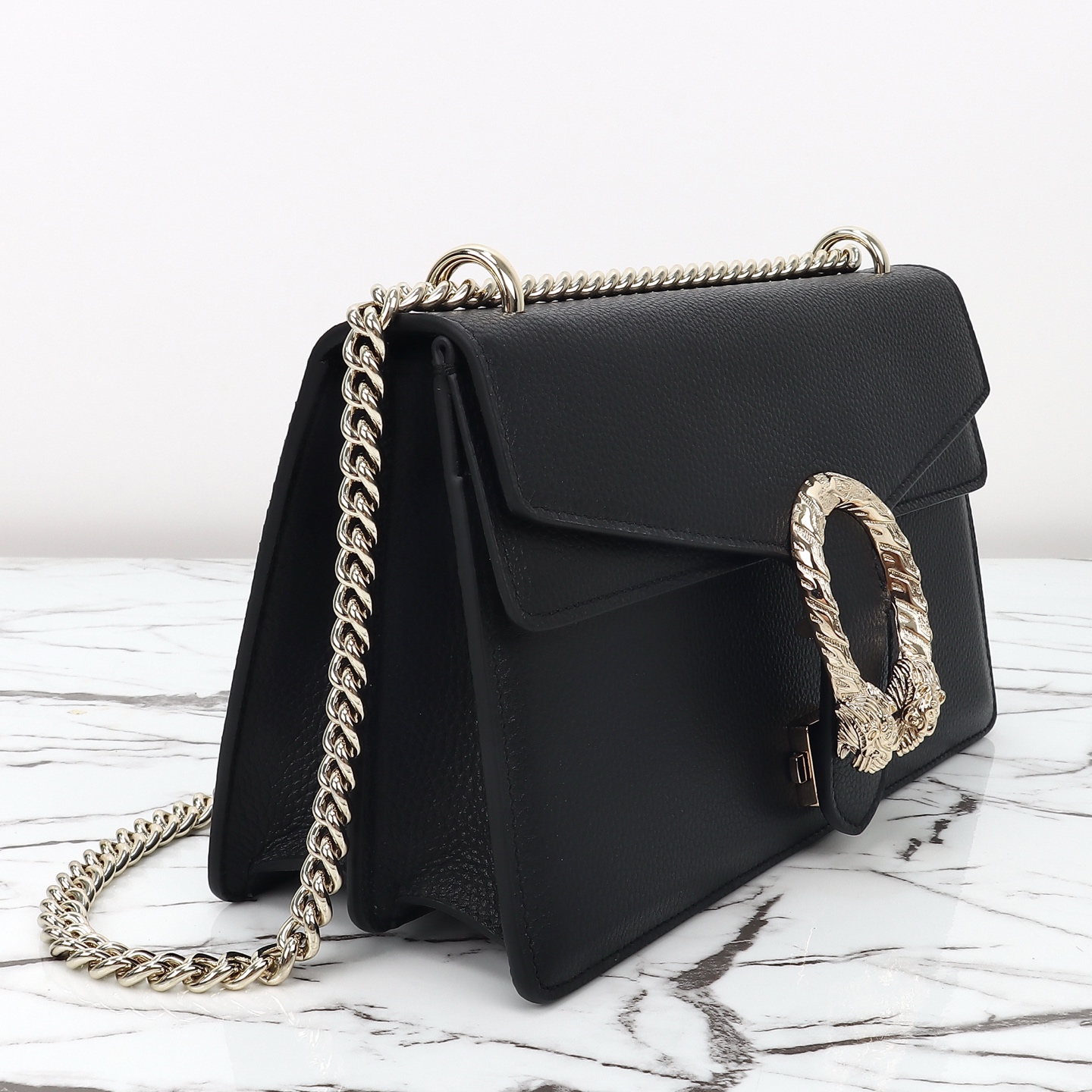 Gucci Dionysus Leather Shoulder Bag, Black, 28 cm 7 i1749579559354 2909 0 6
