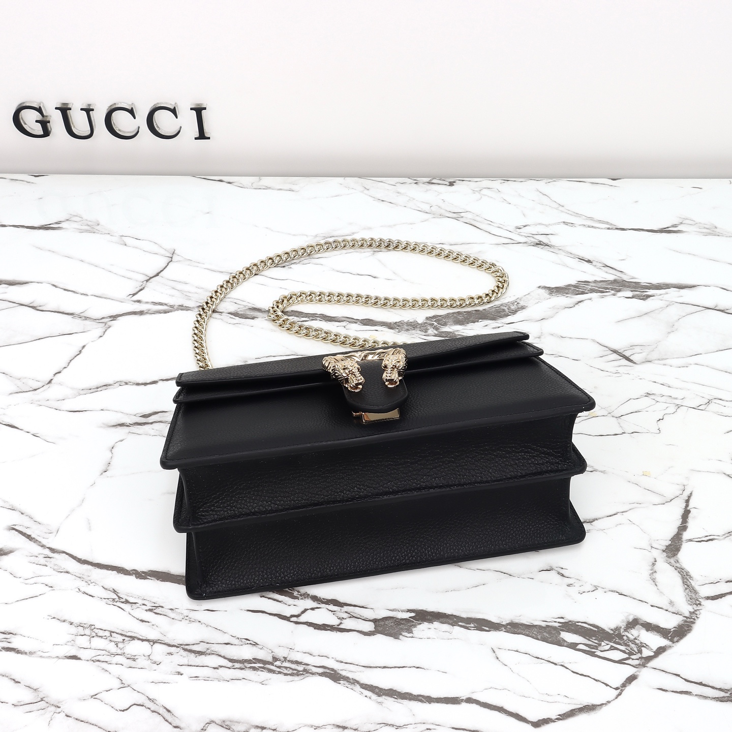 Gucci Dionysus Leather Shoulder Bag, Black, 28 cm 11 i1749579562668 2120 0 10