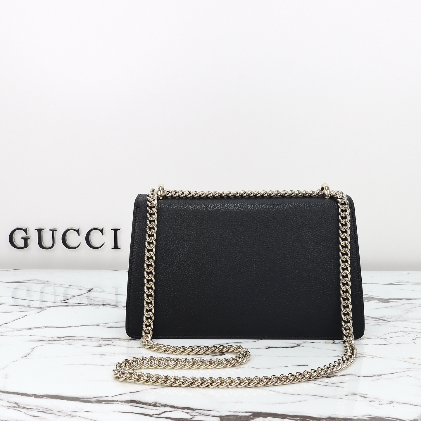 Gucci Dionysus Leather Shoulder Bag, Black, 28 cm 3 i1749586822701 9450 0 11