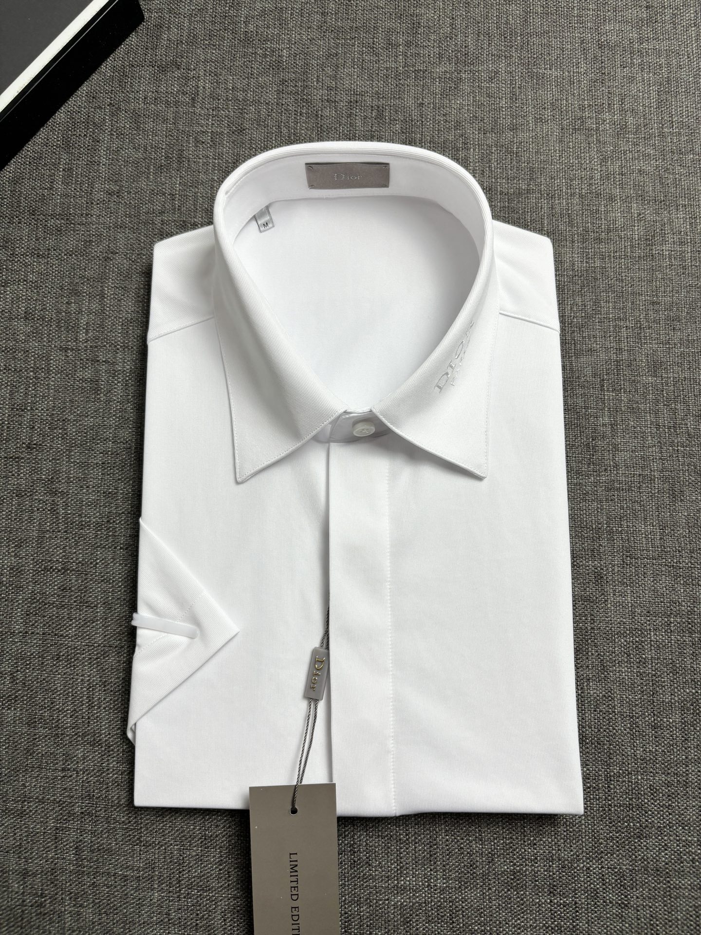 Dior Clothing Shirts & Blouses Embroidery Men Cotton Poplin Fabric Casual