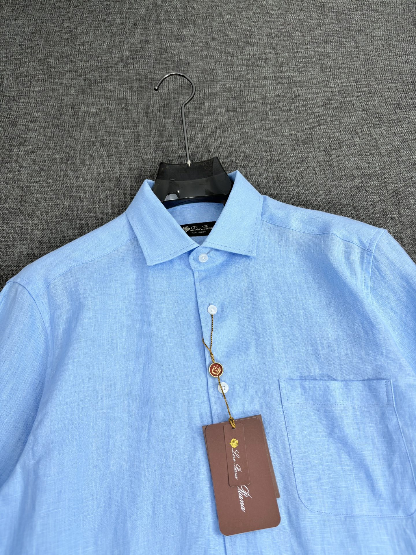 经典2026再次补单补单出货，齐色齐码！L新款，亚麻长袖衬衫，上身舒适柔软透气有型。 秋季男士必备款衬衫