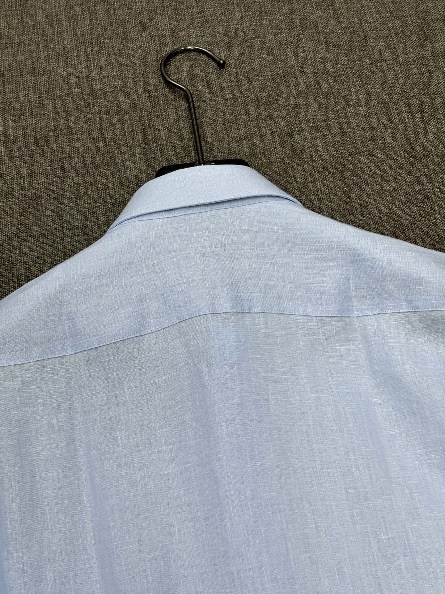 2026全网颜色最全的亚麻多色衬衫，九色入荷！！！杰尼亚官网1-1款100%纯亚麻衬衫，新鲜出炉，原色原