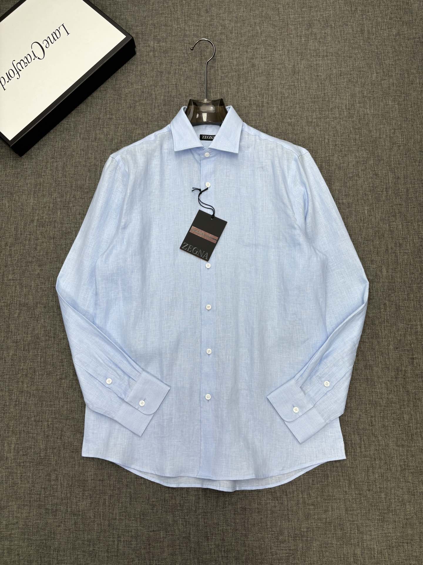 2026全网颜色最全的亚麻多色衬衫，九色入荷！！！杰尼亚官网1-1款100%纯亚麻衬衫，新鲜出炉，原色原