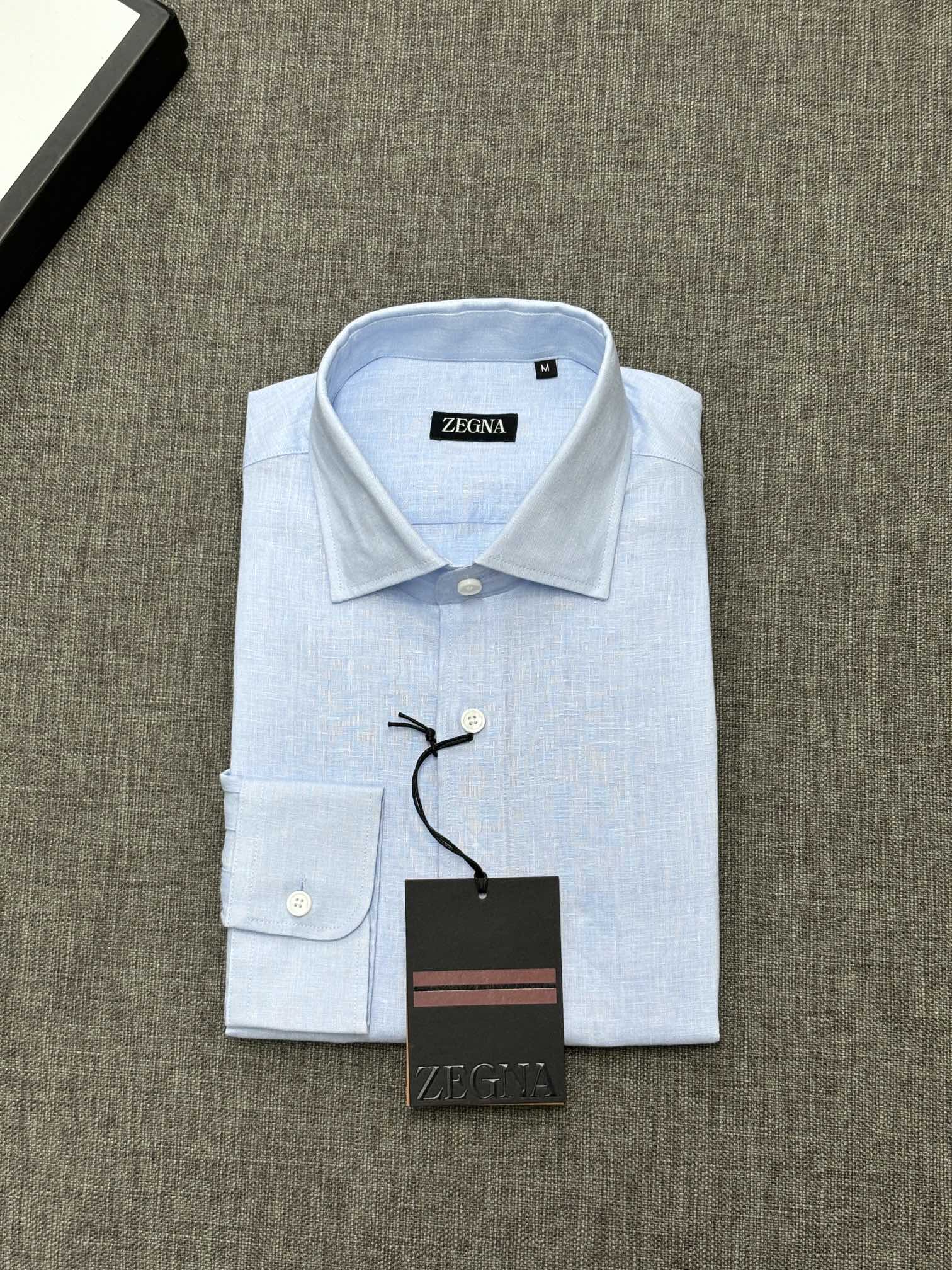 2026全网颜色最全的亚麻多色衬衫，九色入荷！！！杰尼亚官网1-1款100%纯亚麻衬衫，新鲜出炉，原色原