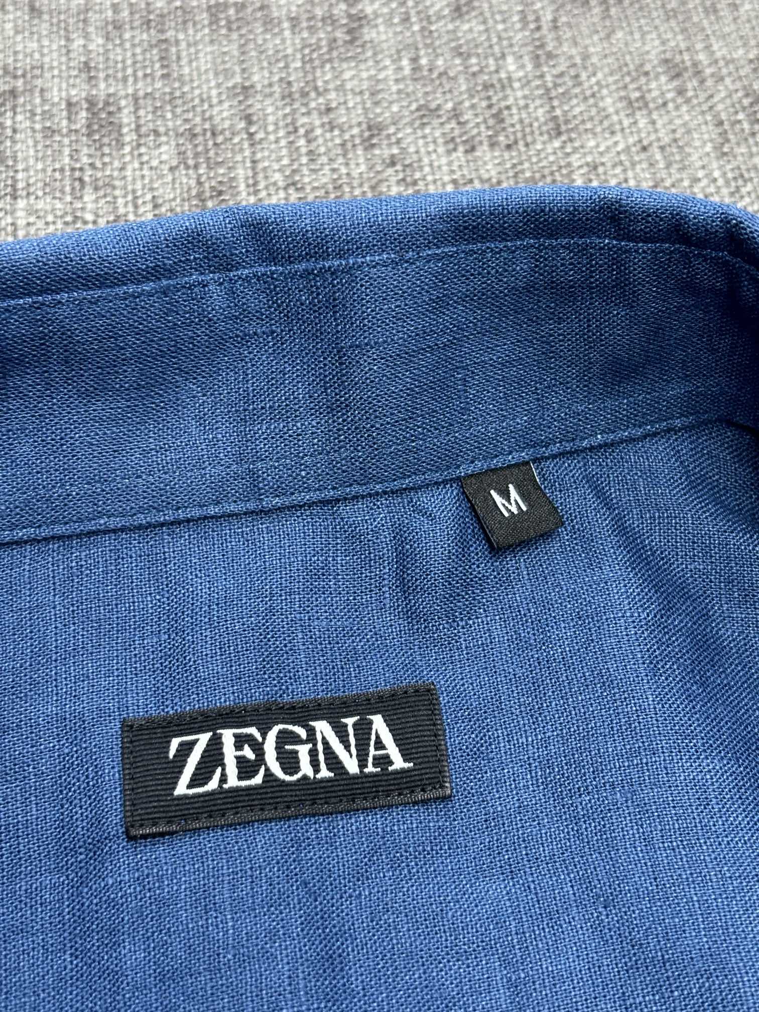 2026杰尼亚官网款最全亚麻9色衬衫老钱高奢绅士亚麻面料。男士长袖衬衫设计上沿袭了一贯滴现代极简主义基调