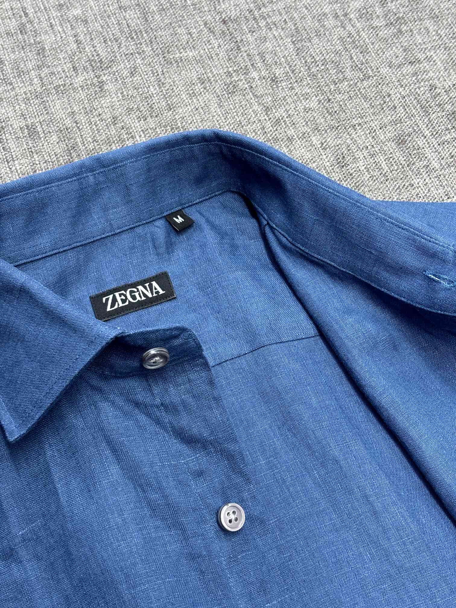 2026杰尼亚官网款最全亚麻9色衬衫老钱高奢绅士亚麻面料。男士长袖衬衫设计上沿袭了一贯滴现代极简主义基调