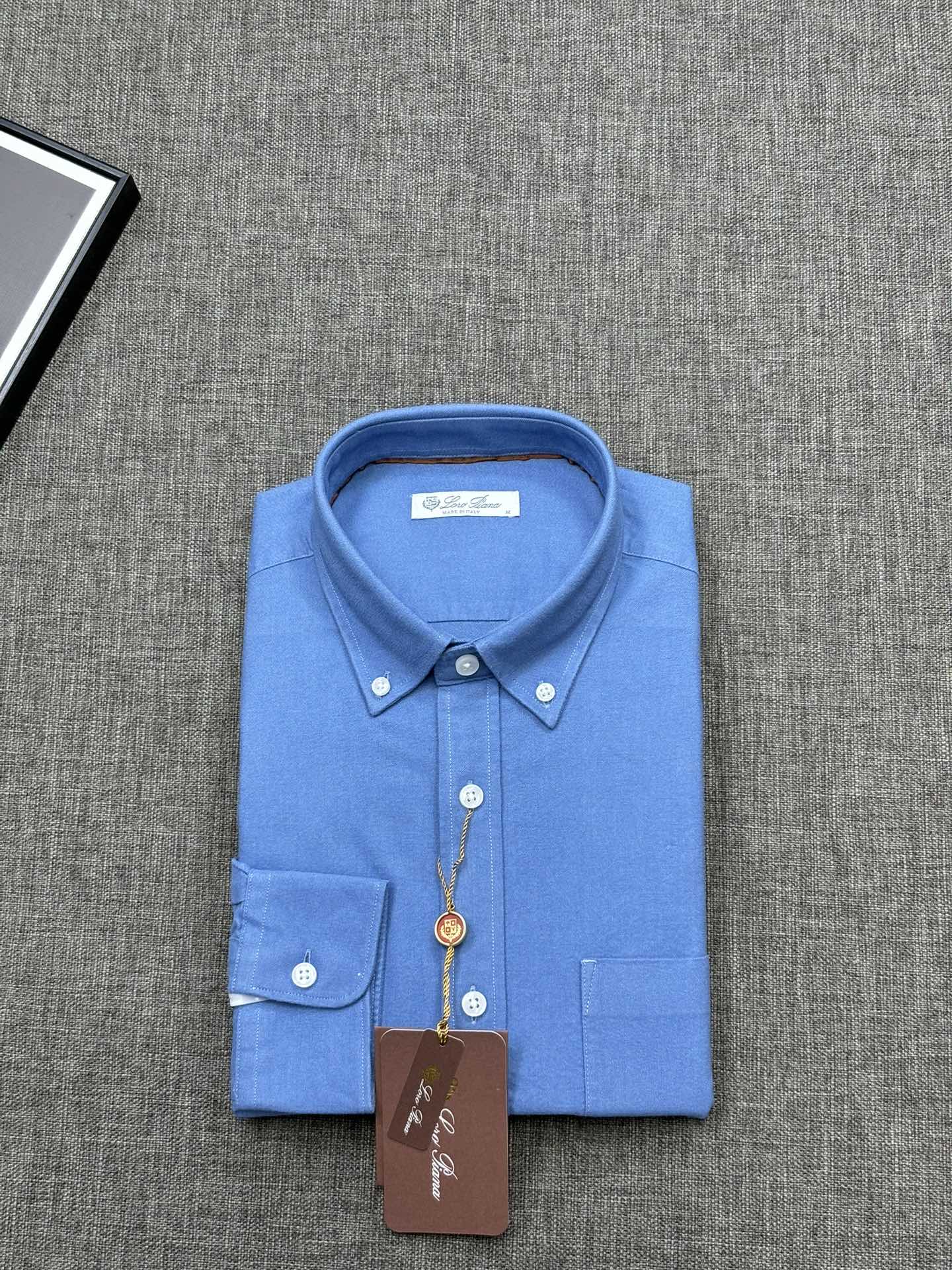 【客供定制定染加厚磨毛质感加厚冬季衬衫】Loro Piana，老钱风，秋冬推出商务系列，溢达纺织有限公司的面料，非常高级