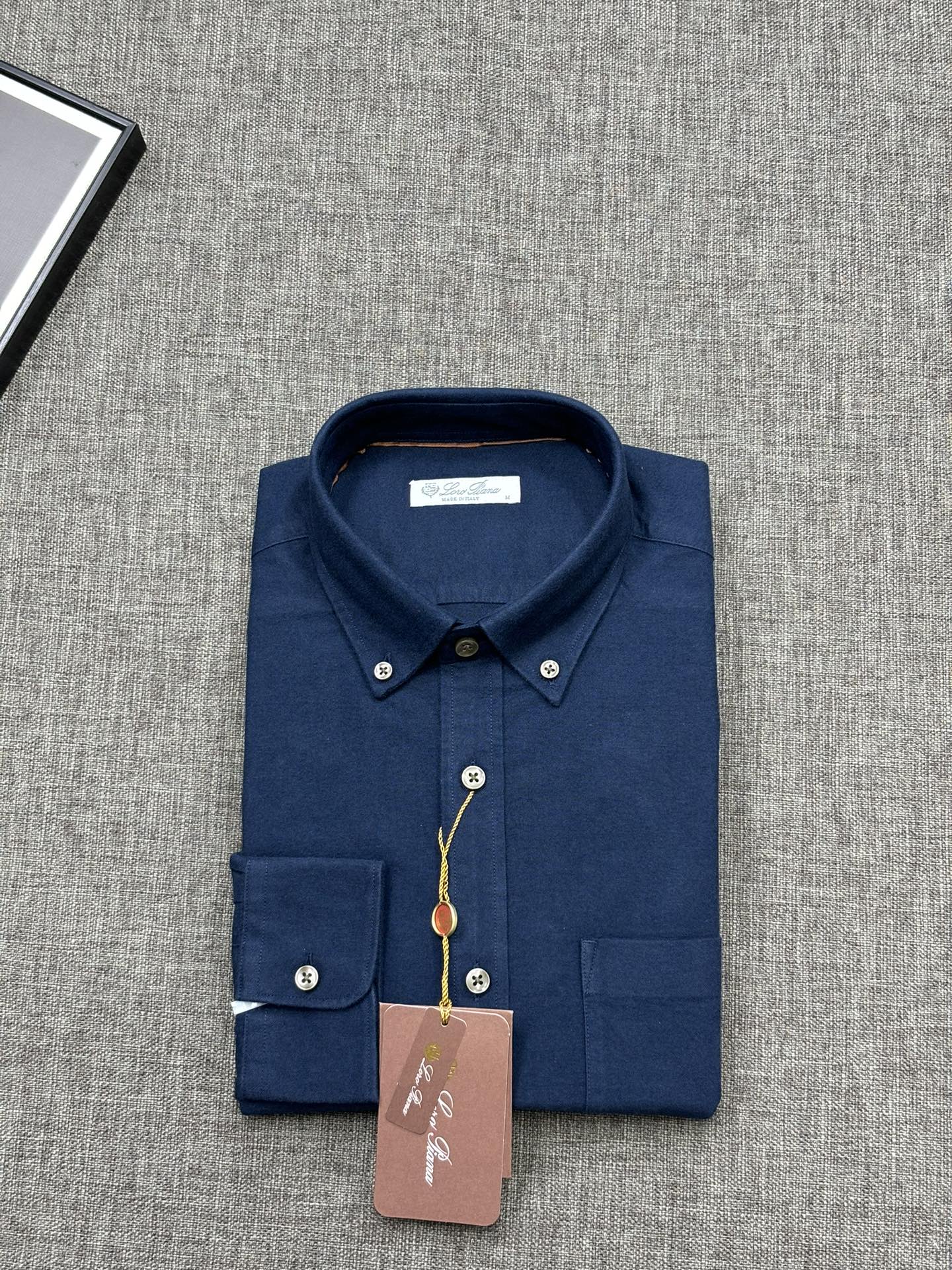 【客供定制定染加厚磨毛质感加厚冬季衬衫】Loro Piana，老钱风，秋冬推出商务系列，溢达纺织有限公司的面料，非常高级