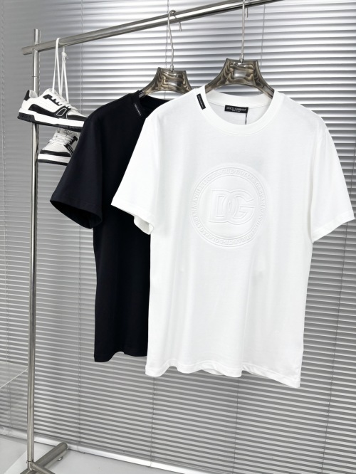 Dolce & Gabbana Embossed Logo T-Shirt | Premium Cotton, Modern Fit 1 Dolce & Gabbana Embossed Logo T-Shirt | Premium Cotton, Modern Fit