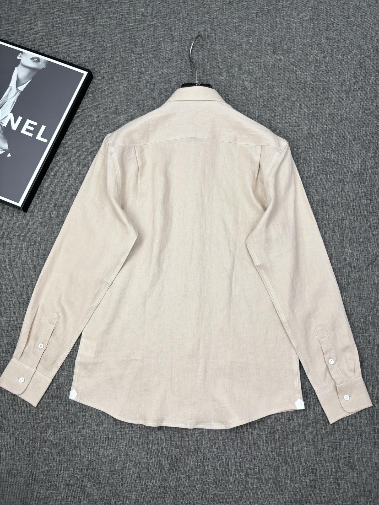 2026史诗级别的亚麻衬衫，Loro Piana独家巨献，多色入荷。原汁原味100%亚麻面料衬衫，麻料以