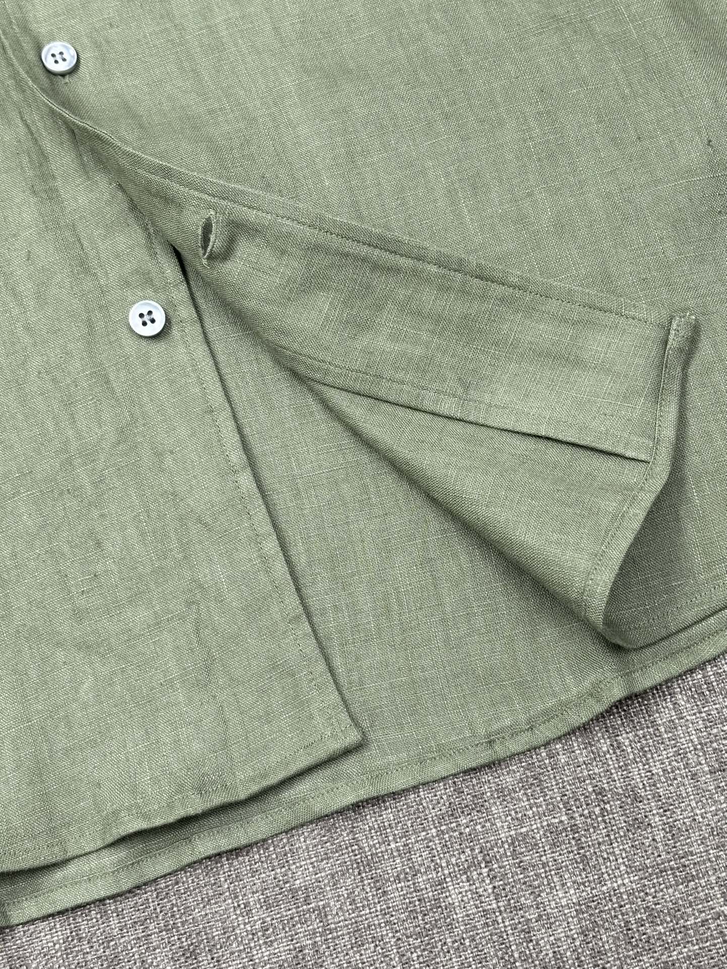 2026史诗级别的亚麻衬衫，Loro Piana独家巨献，多色入荷。原汁原味100%亚麻面料衬衫，麻料以