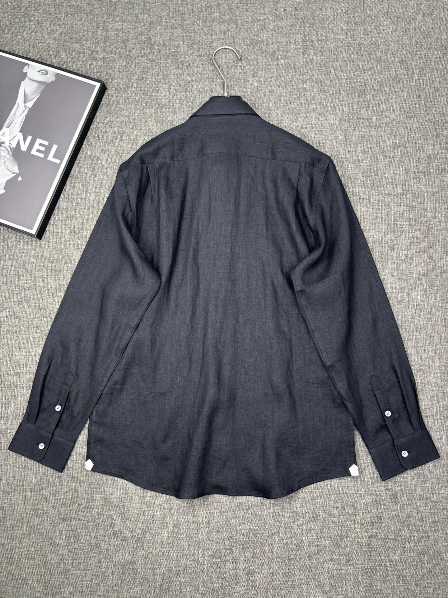 2026六个色齐色齐码，翻单，出货！！！史诗级别的亚麻衬衫，Loro Piana独家巨献，胸前刺绣log